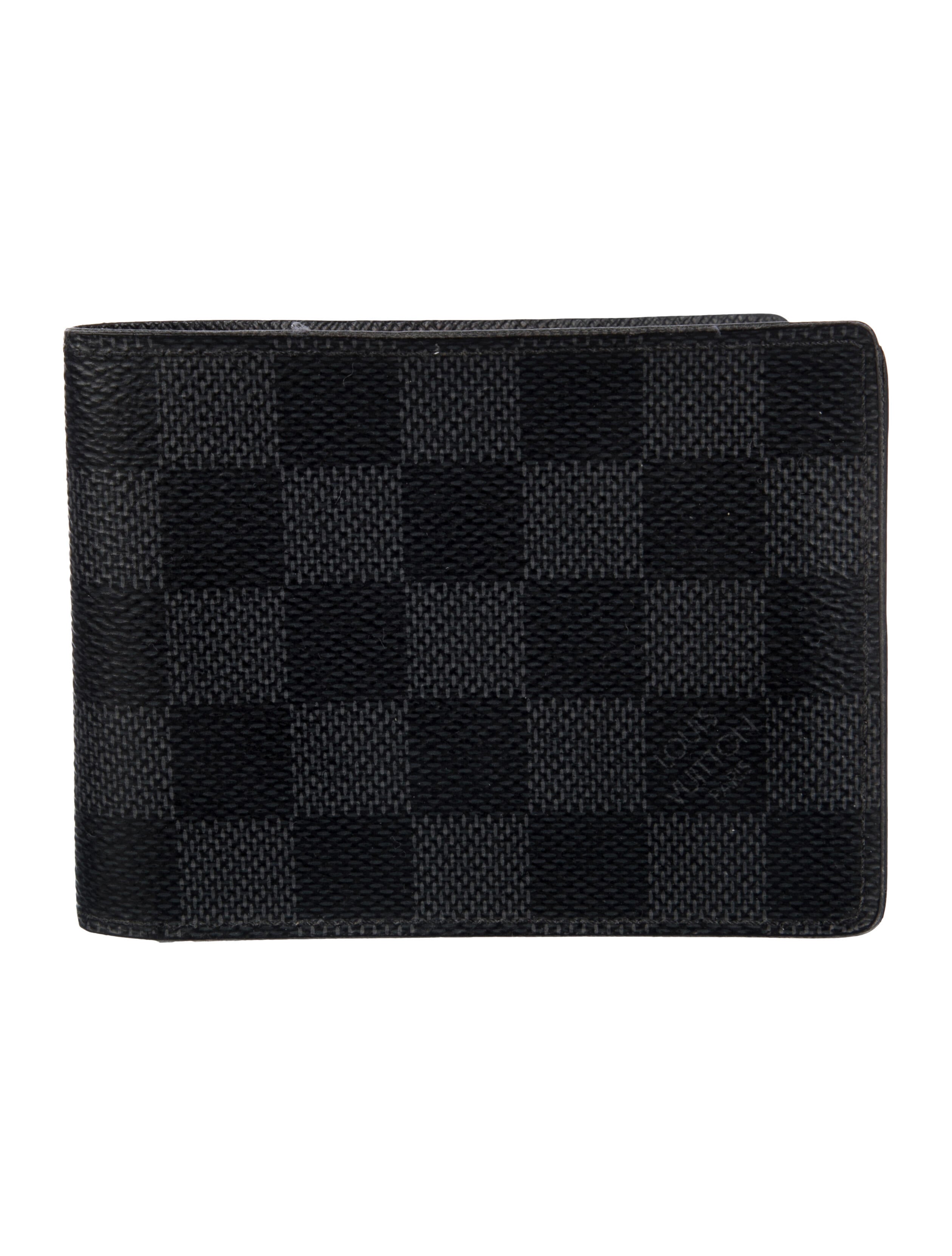 Louis Vuitton 2015 Damier Graphite Pattern Bifold Wallet