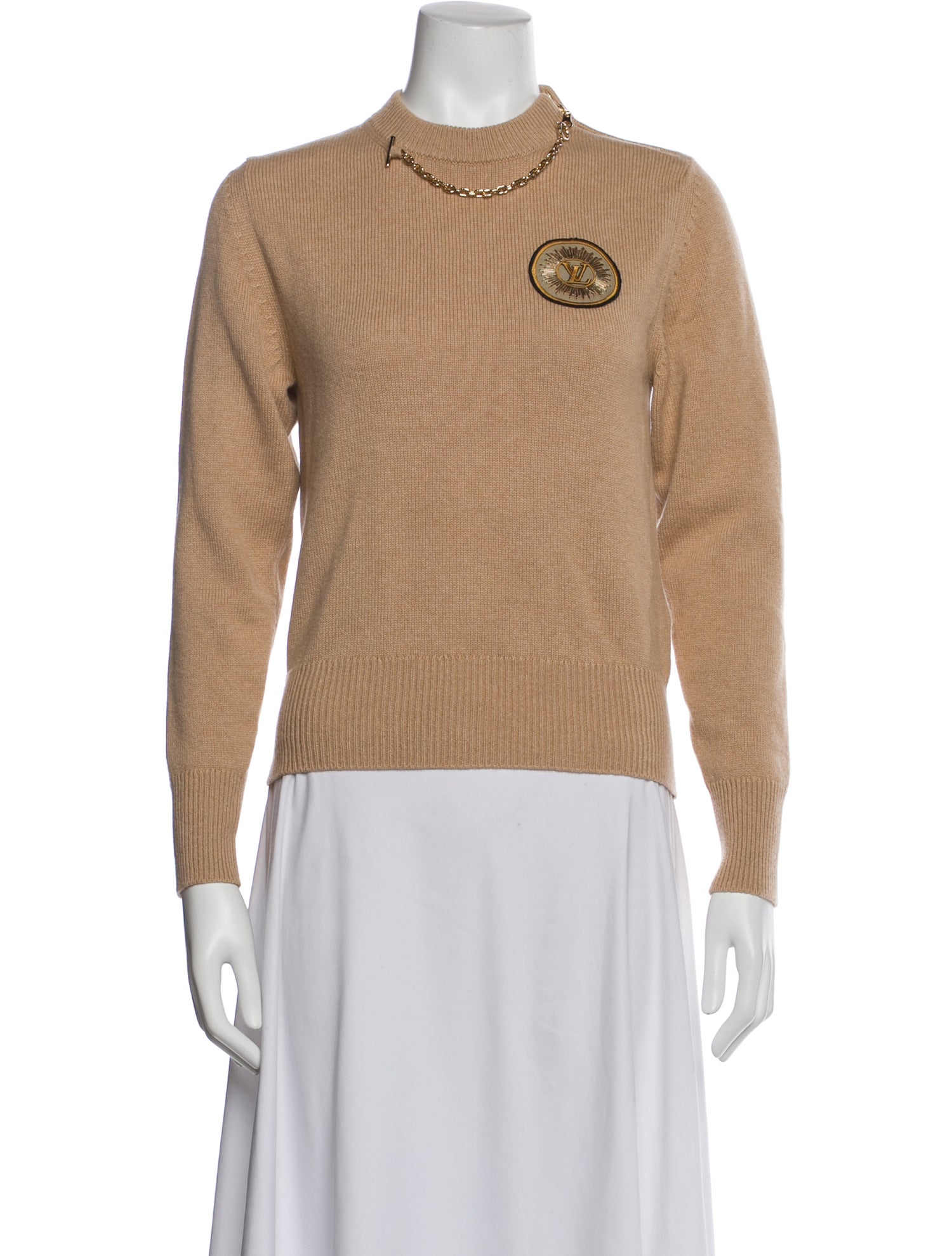 Louis Vuitton 2024 Chain Detail Patch Sweater