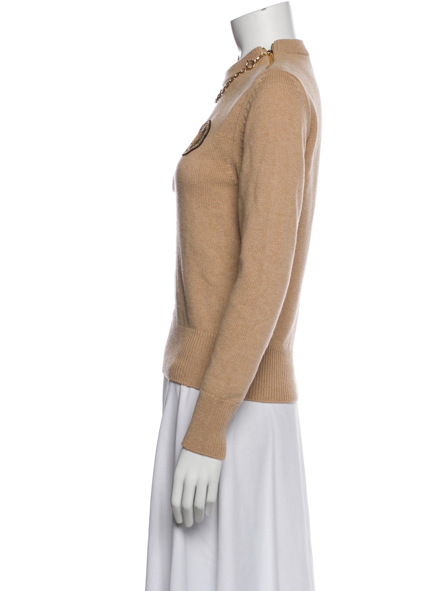 Louis Vuitton 2024 Chain Detail Patch Sweater