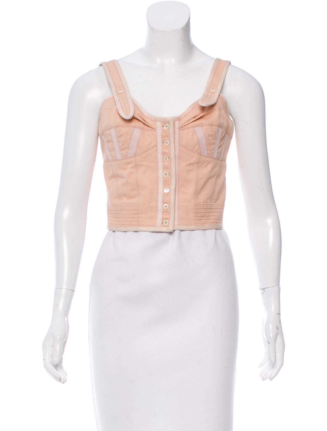 Currie Leather Slv Top
