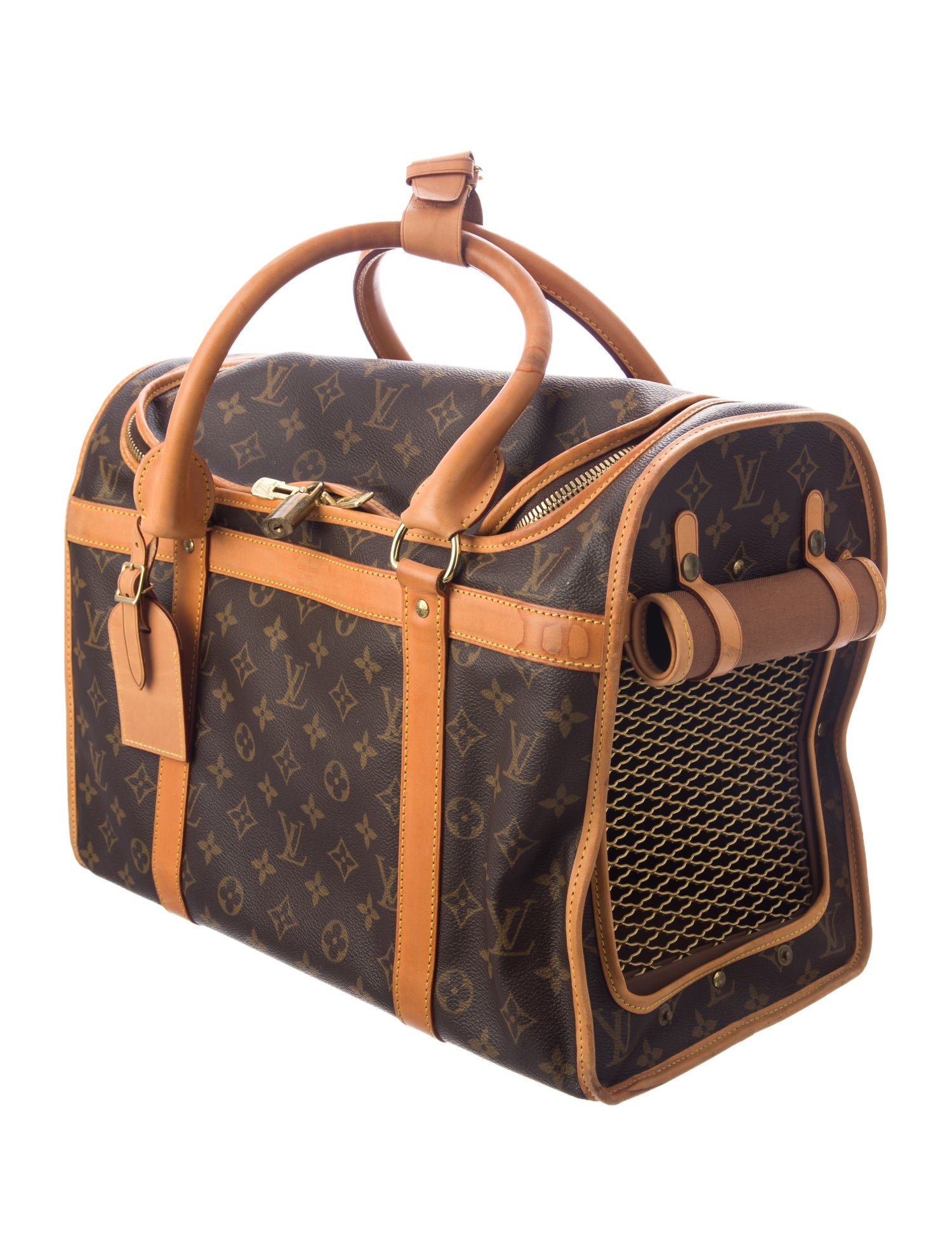 Louis Vuitton Monogram Sac Chien 40 Pet Carrier