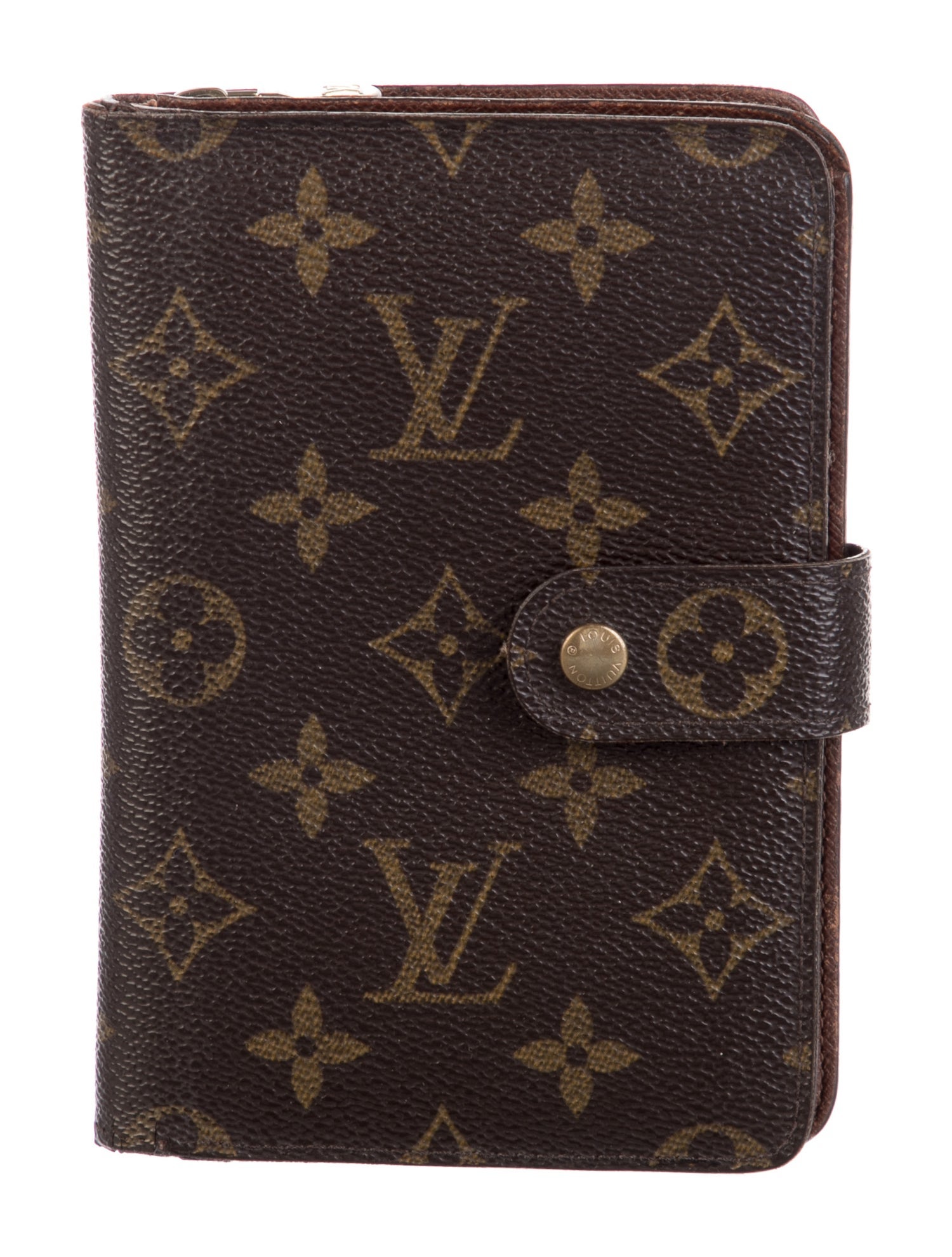 Louis Vuitton LV Monogram Coated Canvas Porte-Papier Zippé Wallet