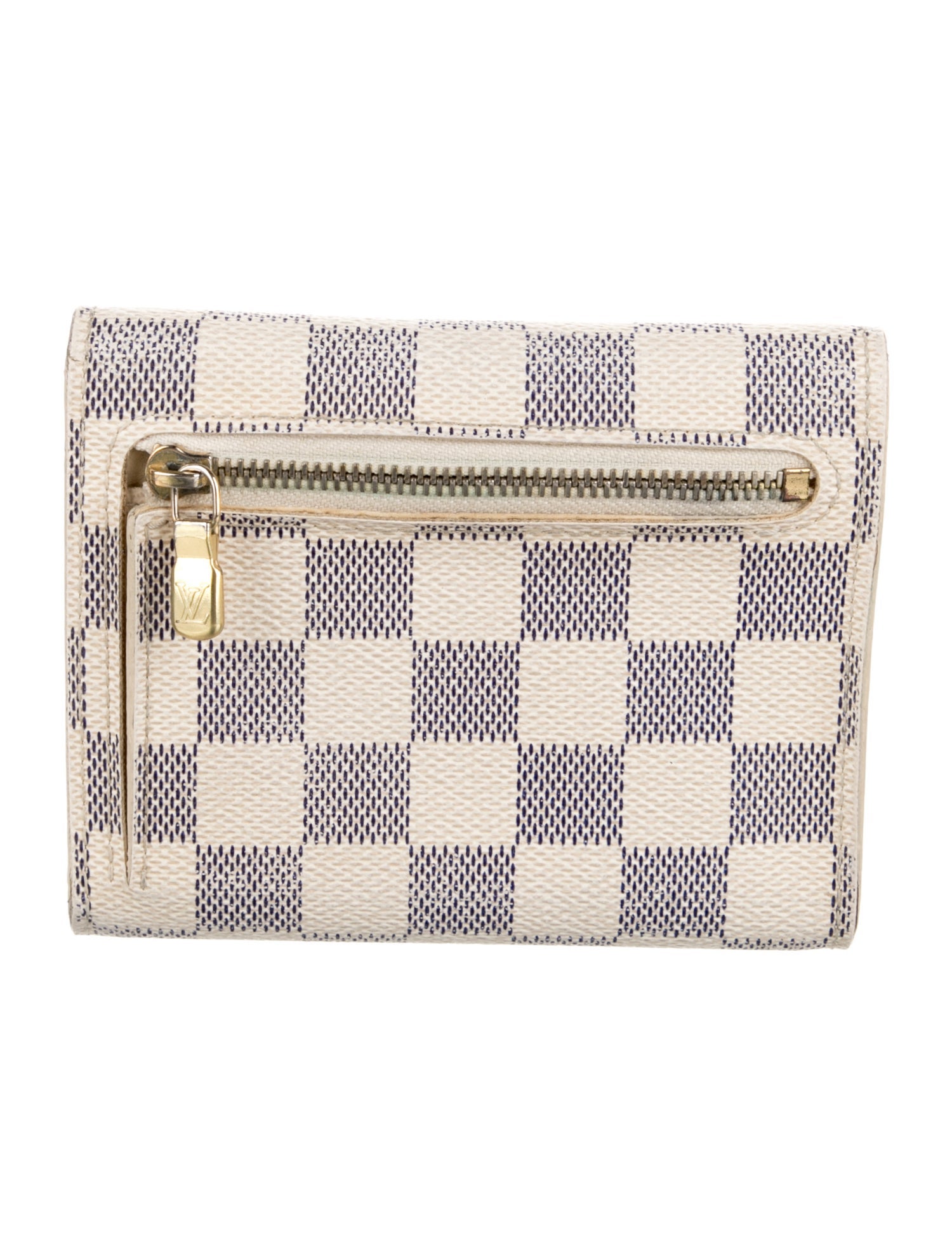 Louis Vuitton 2008 Damier Azur Pattern Koala Wallet