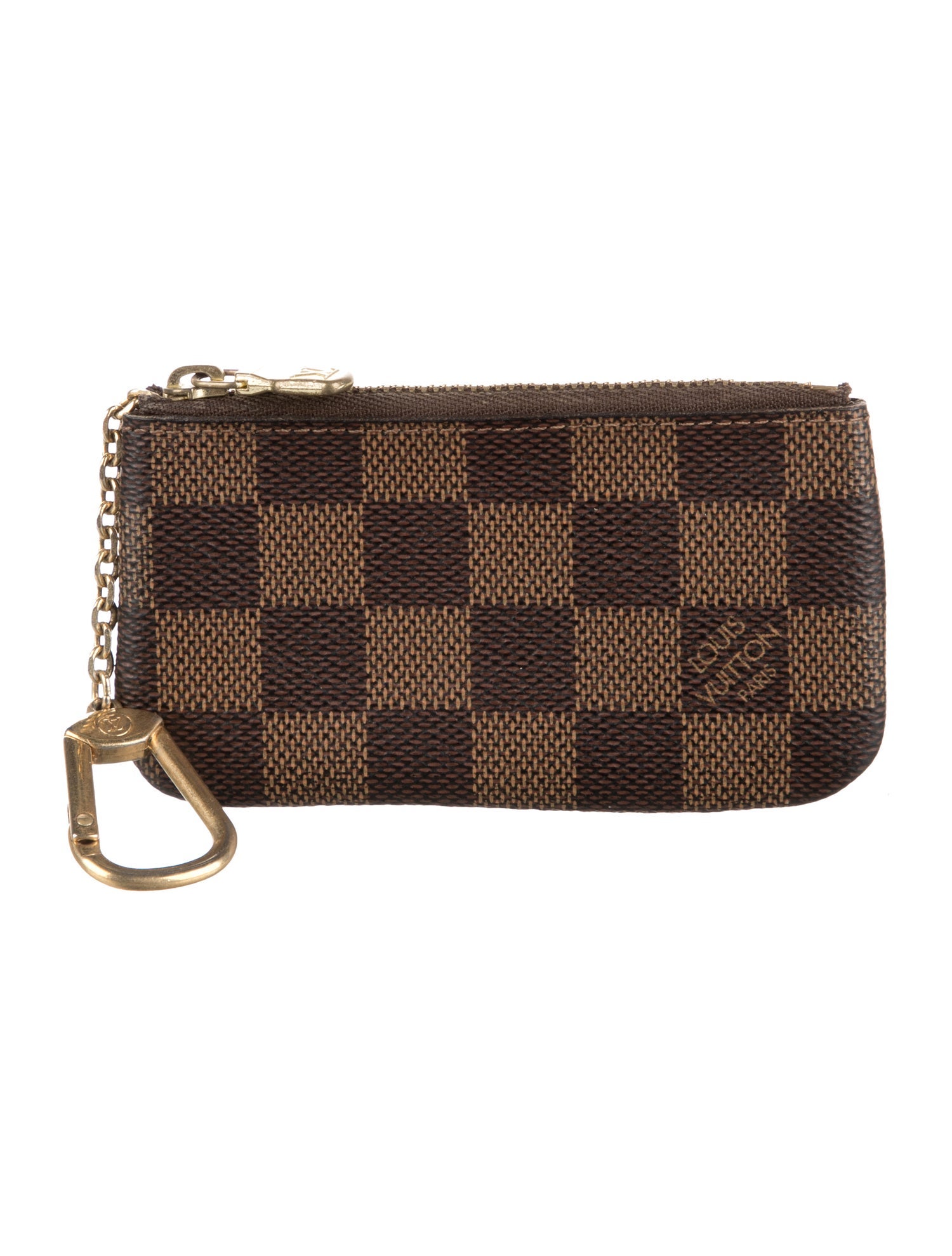 Louis Vuitton Damier Ebene Pochette Cles Key Pouch