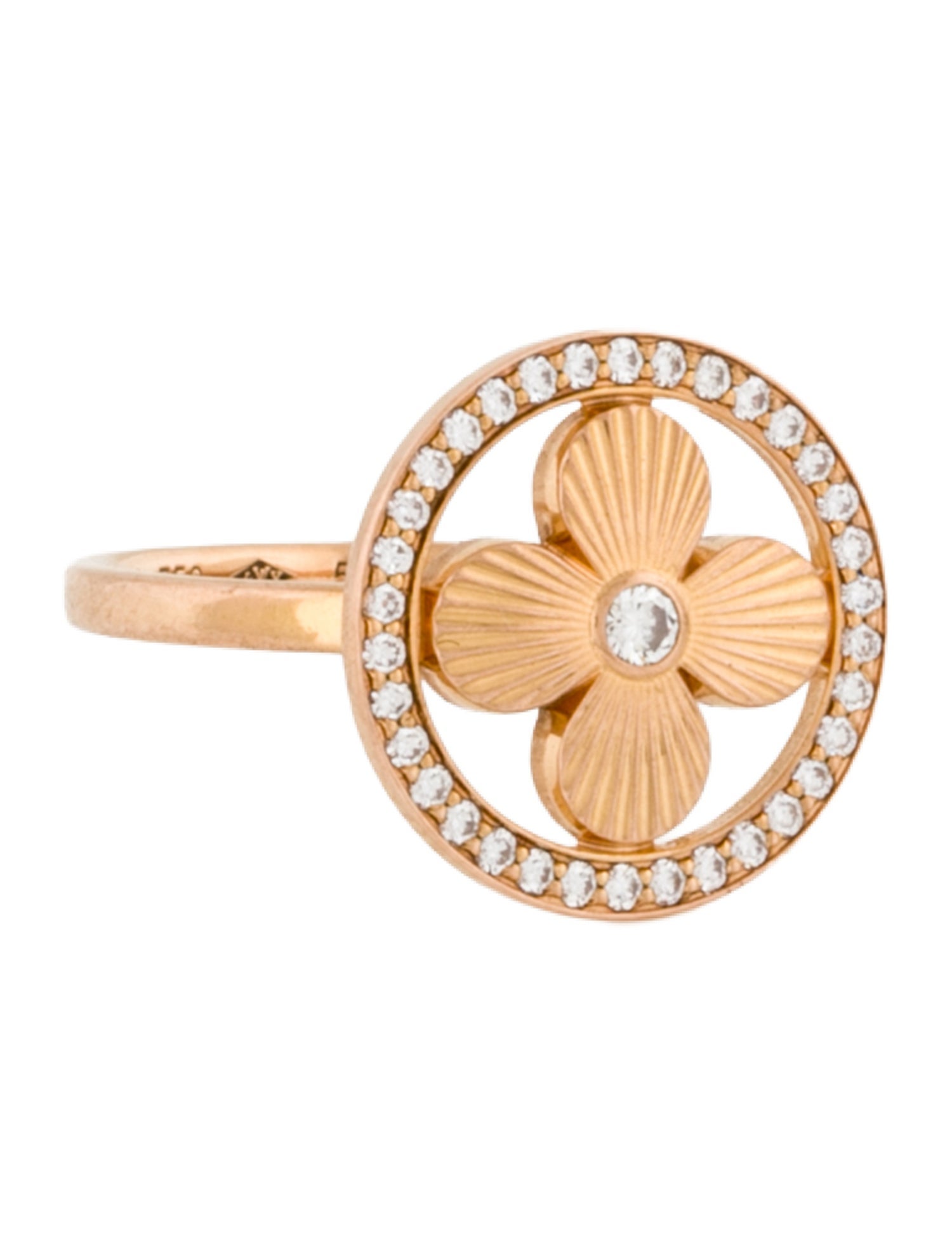 Louis Vuitton 18K Diamond Blossom BB Cocktail Ring