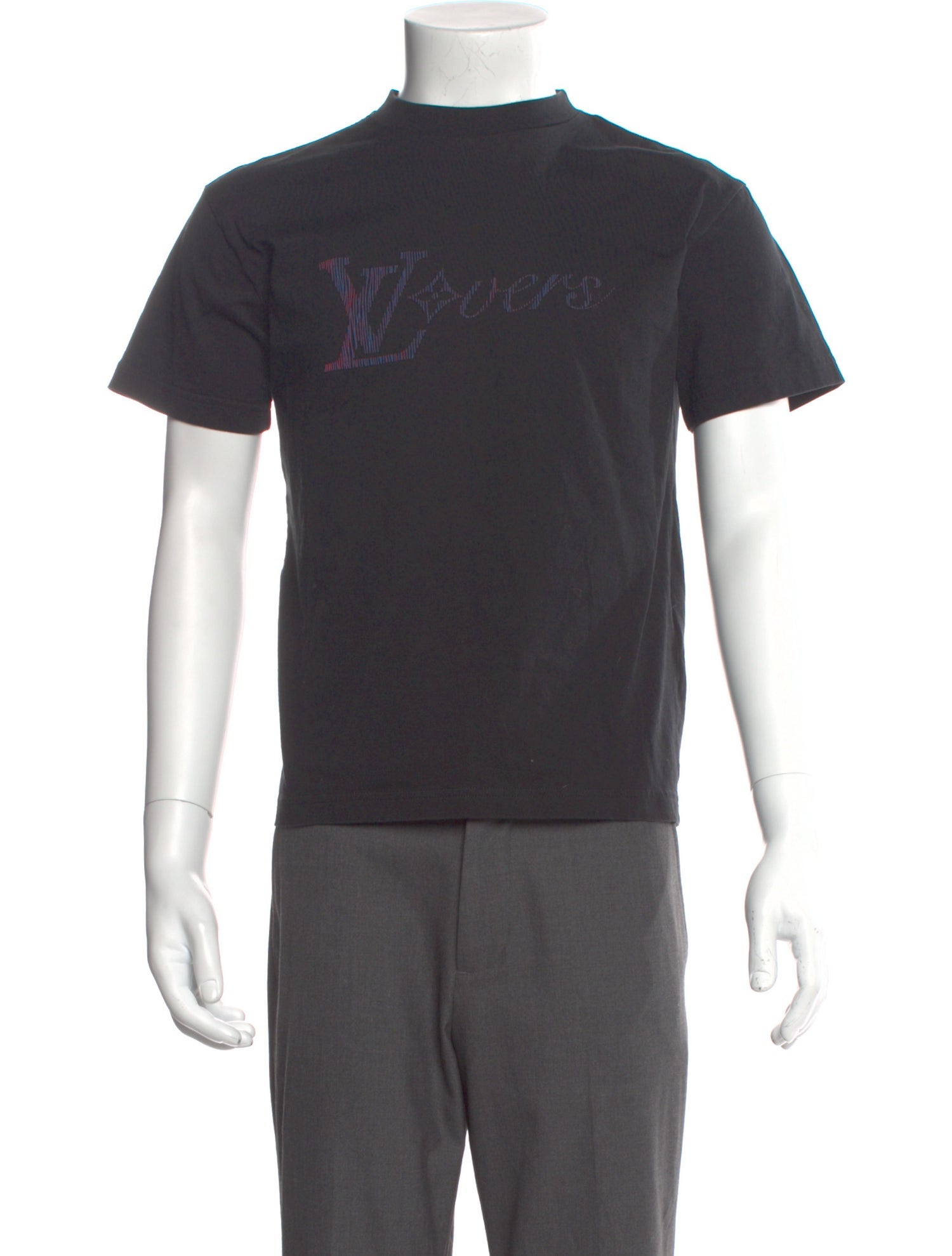 Louis Vuitton 2025 Iridescent LV Bars T-Shirt