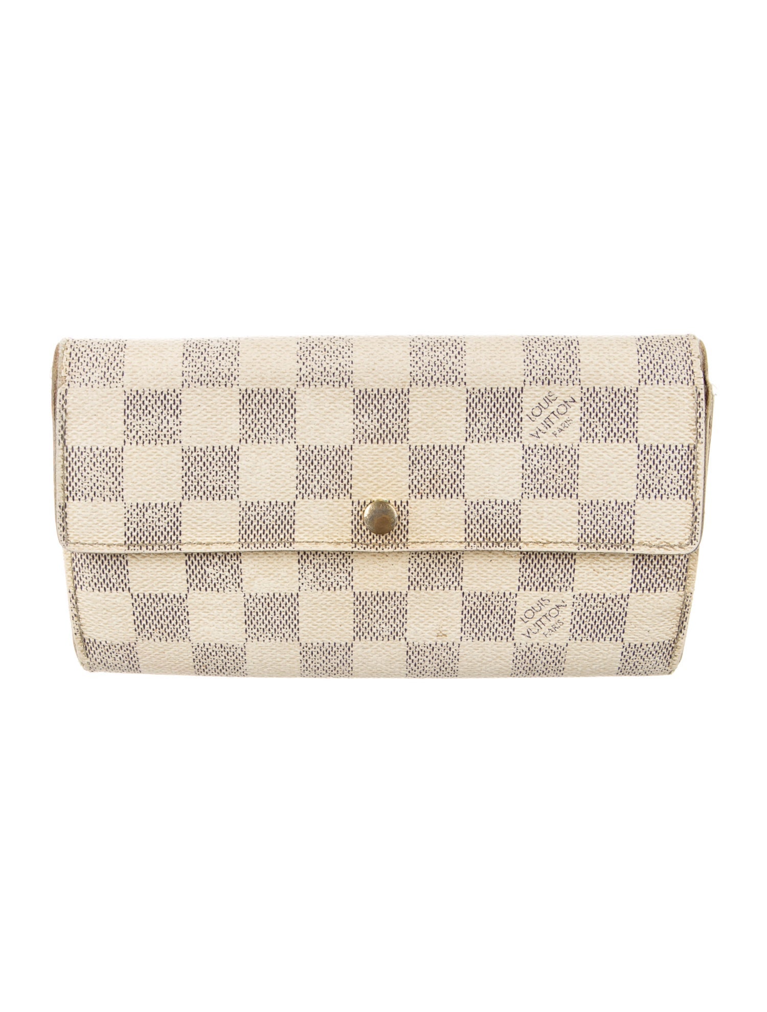 Louis Vuitton 2007 Damier Azur Pattern Zippy Wallet