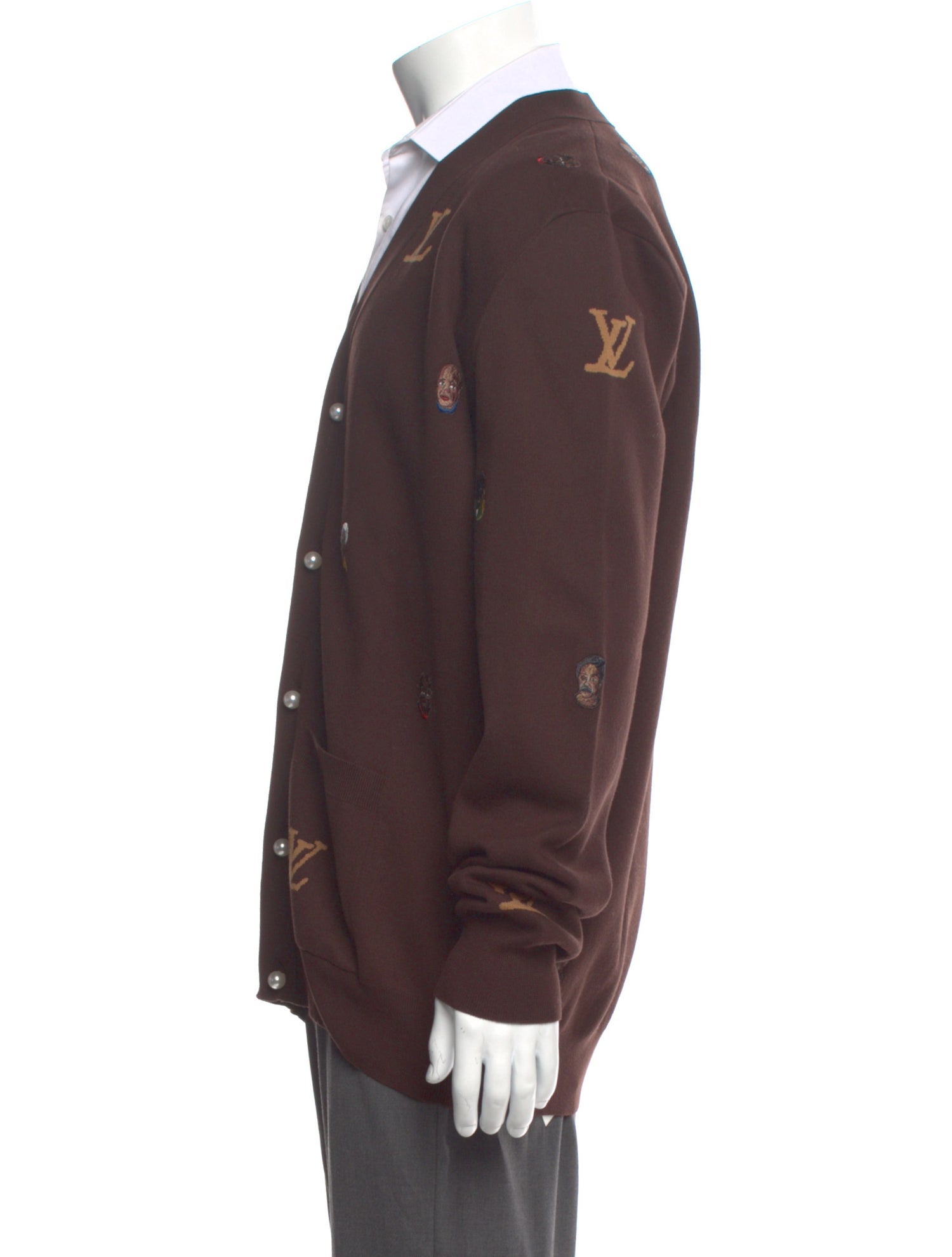 Louis Vuitton 2024 Signature Logo Cardigan