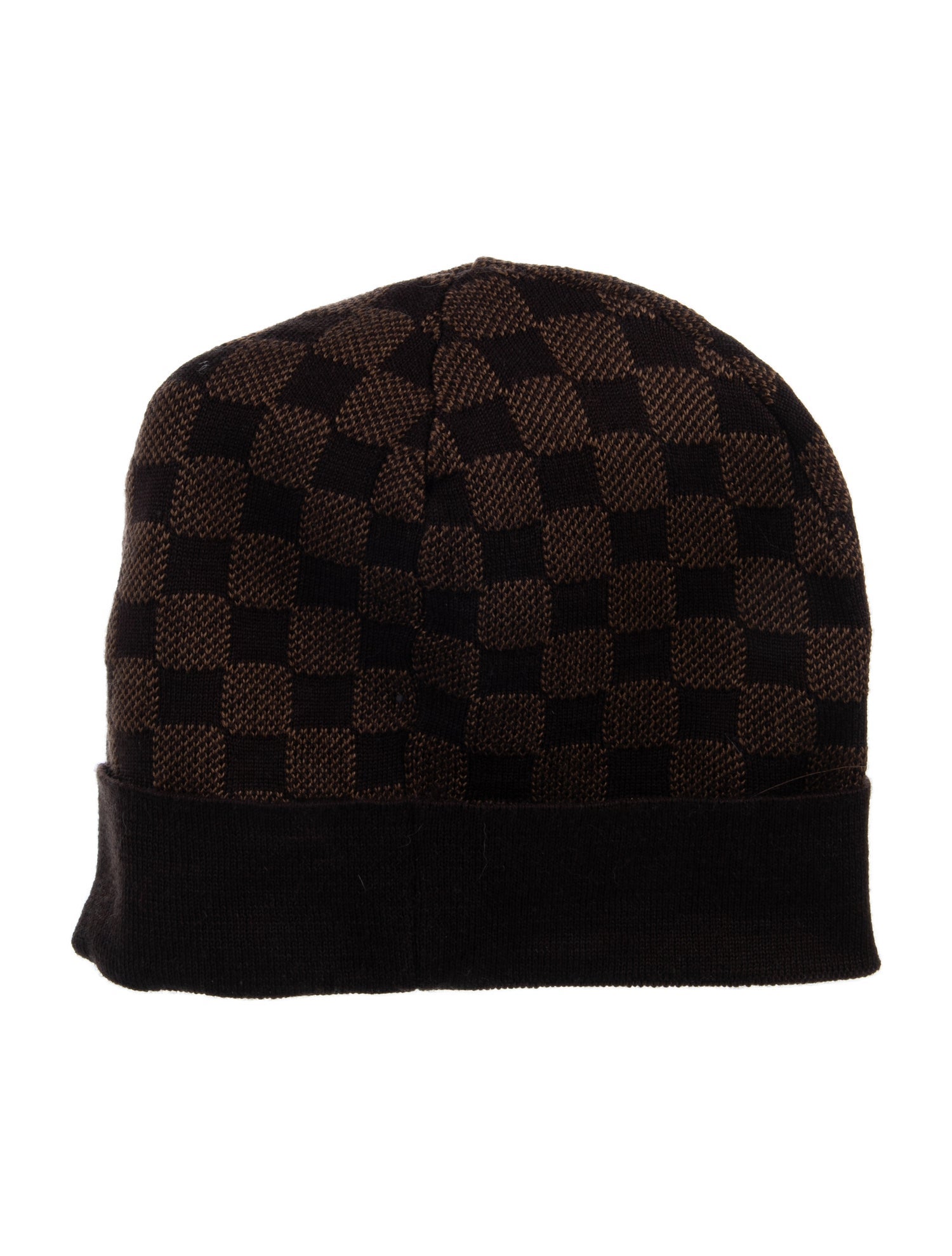 Louis Vuitton Damier Ebene Wool Beanie