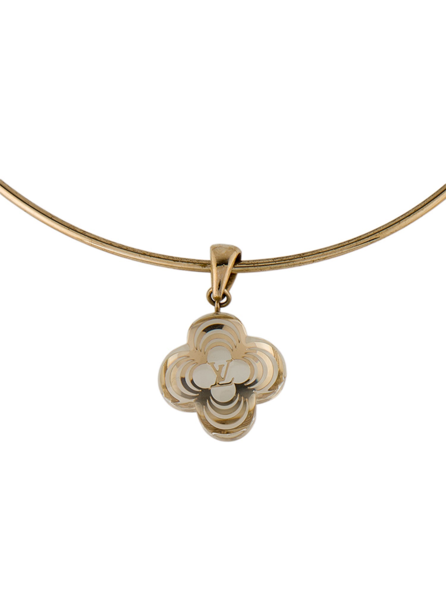 Louis Vuitton A La Folie Pendant Choker Necklace