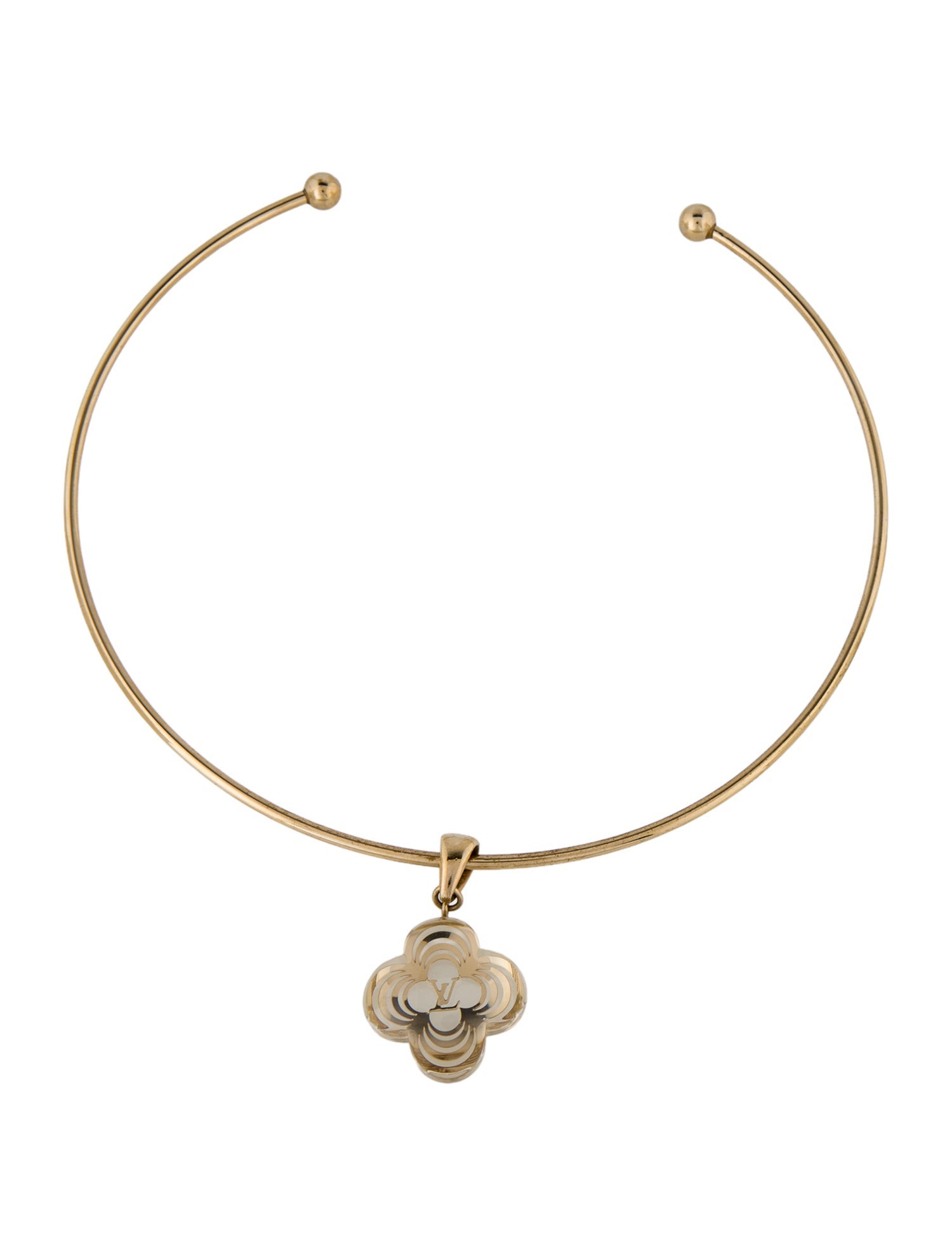 Louis Vuitton A La Folie Pendant Choker Necklace