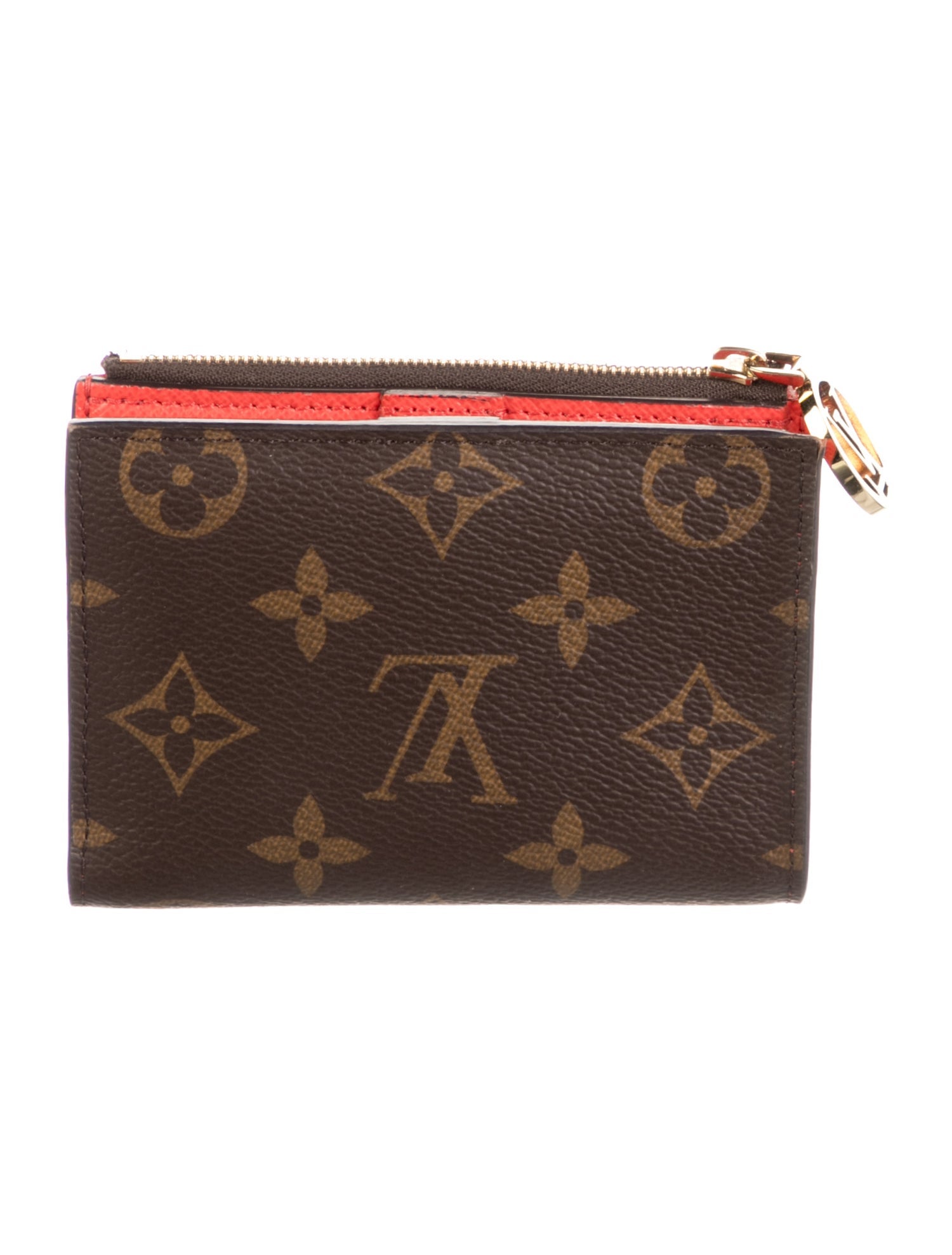 Louis Vuitton LV Monogram Coated Canvas Adèle Wallet