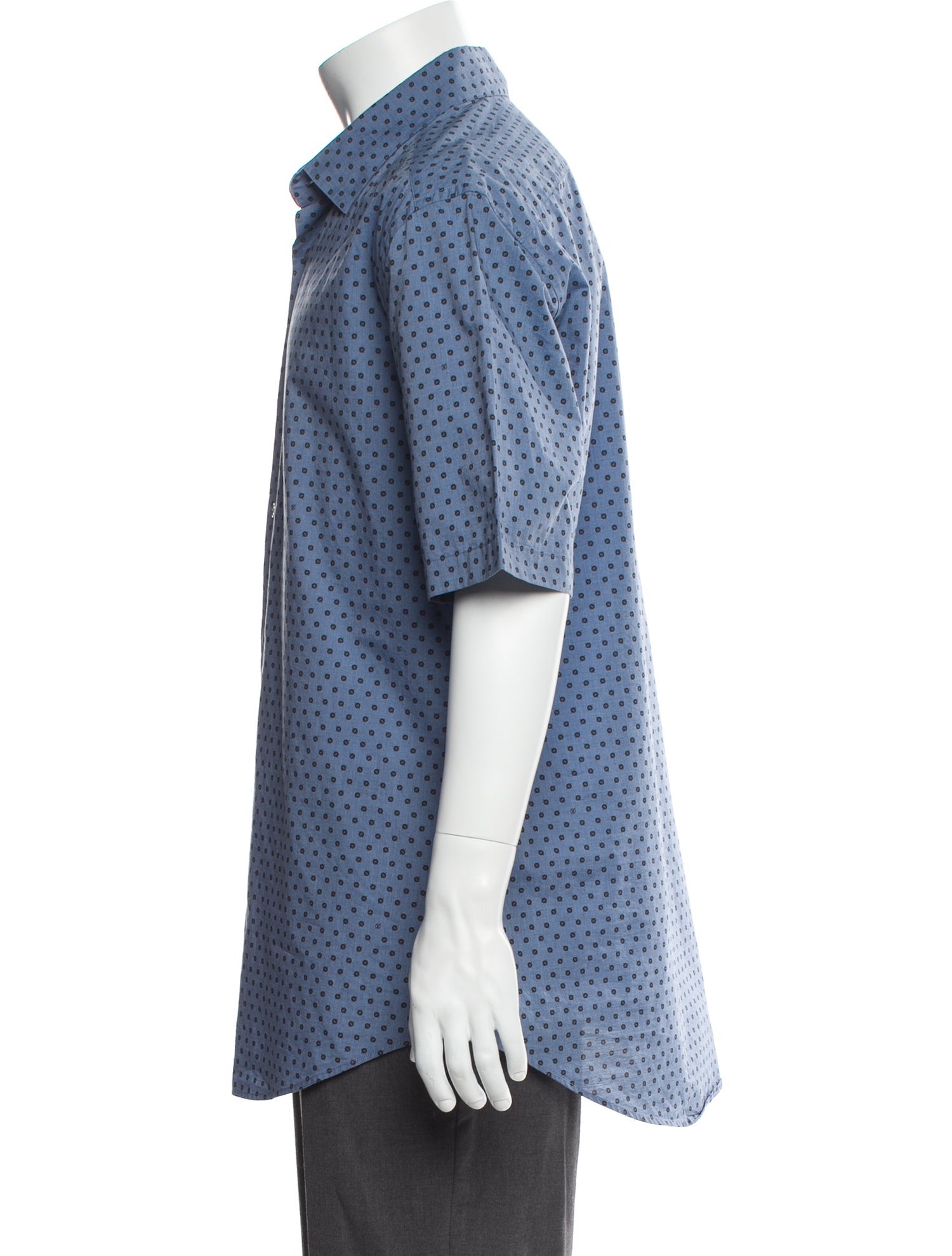 Louis Vuitton 2010's Polka Dot Print Shirt