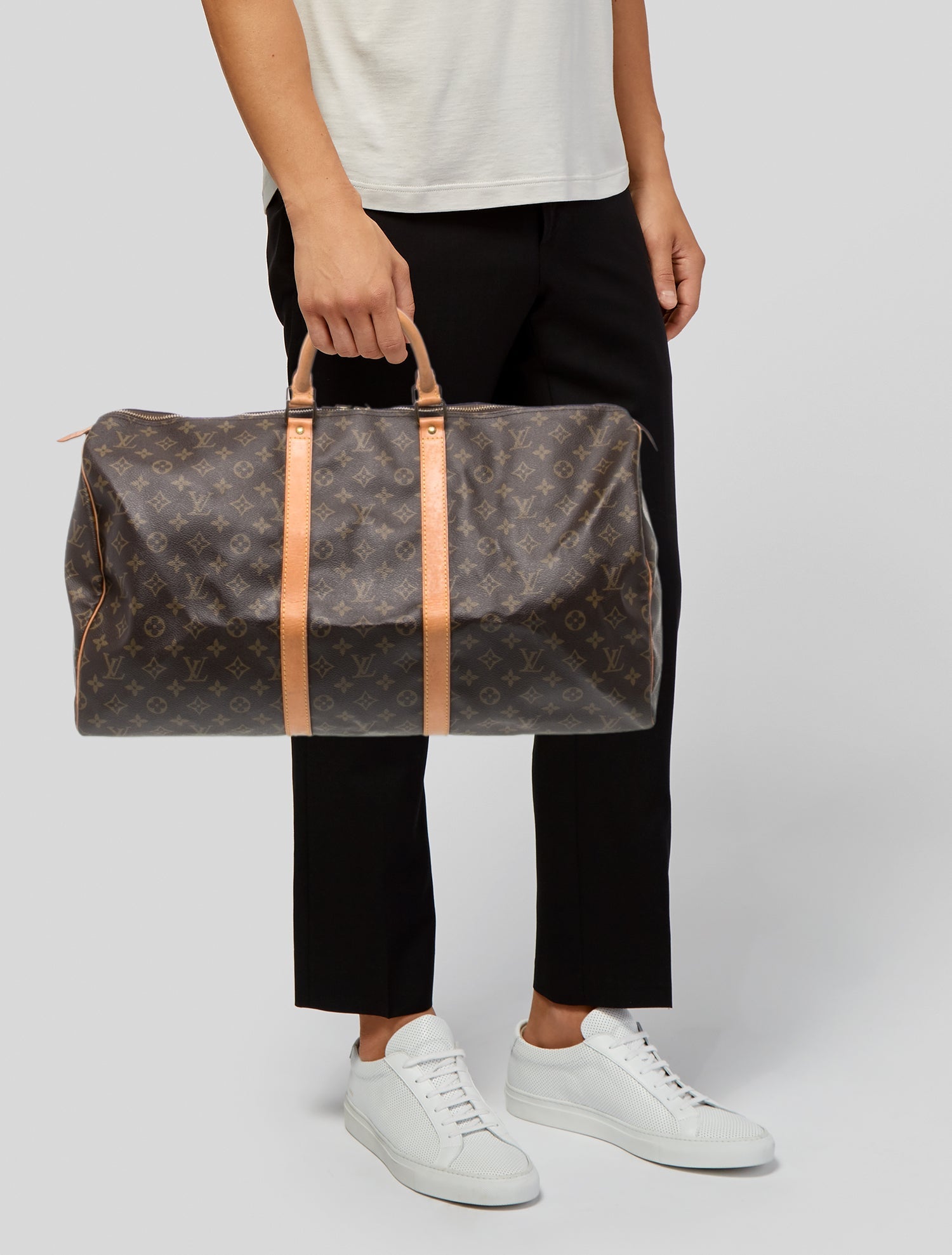 Louis Vuitton LV Monogram Keepall 55 Vintage