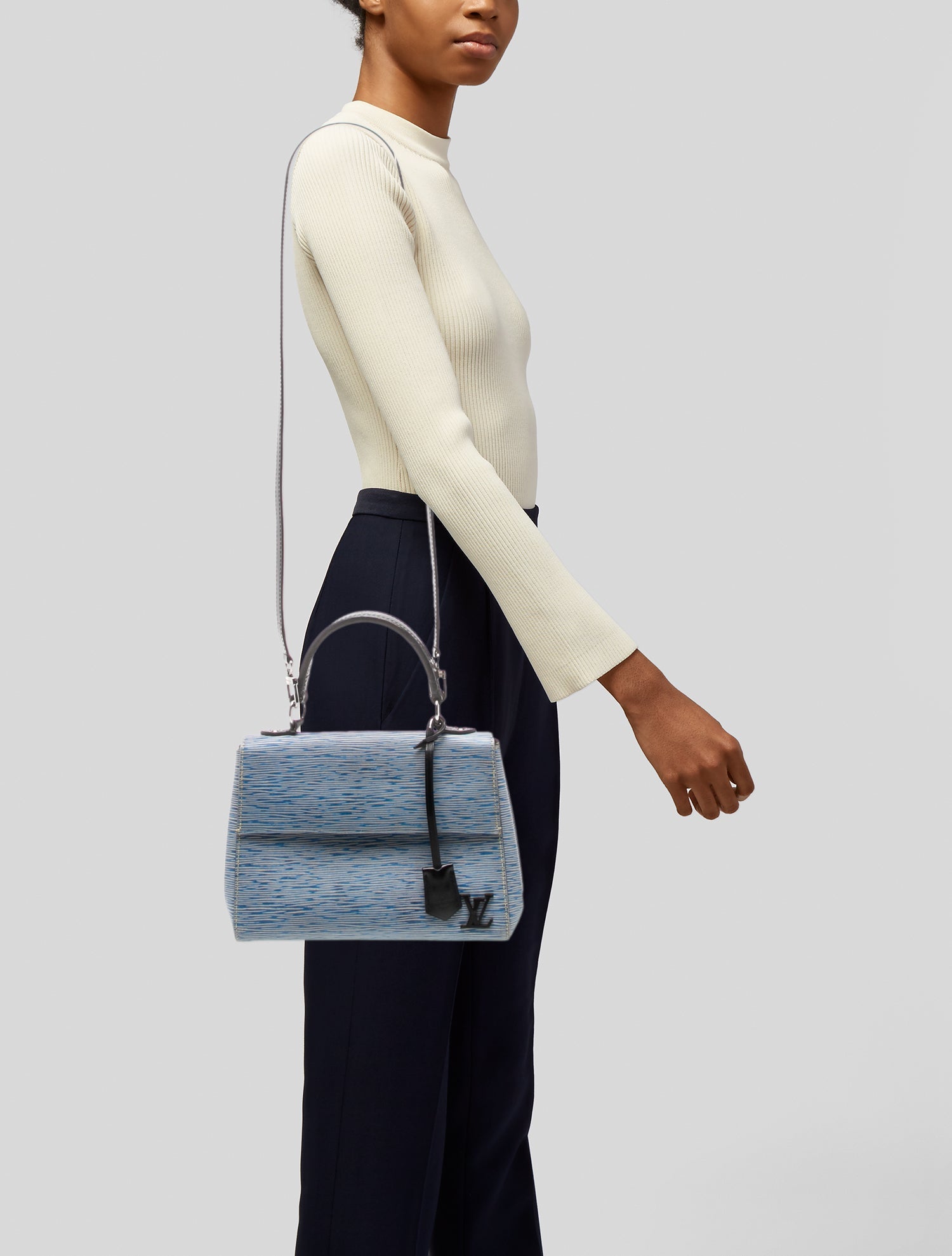 Louis Vuitton Leather Top Handle Bag