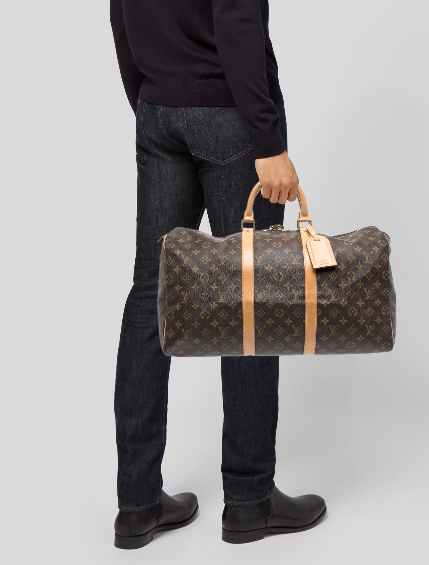 Louis Vuitton Coated Canvas Monogram Keepall