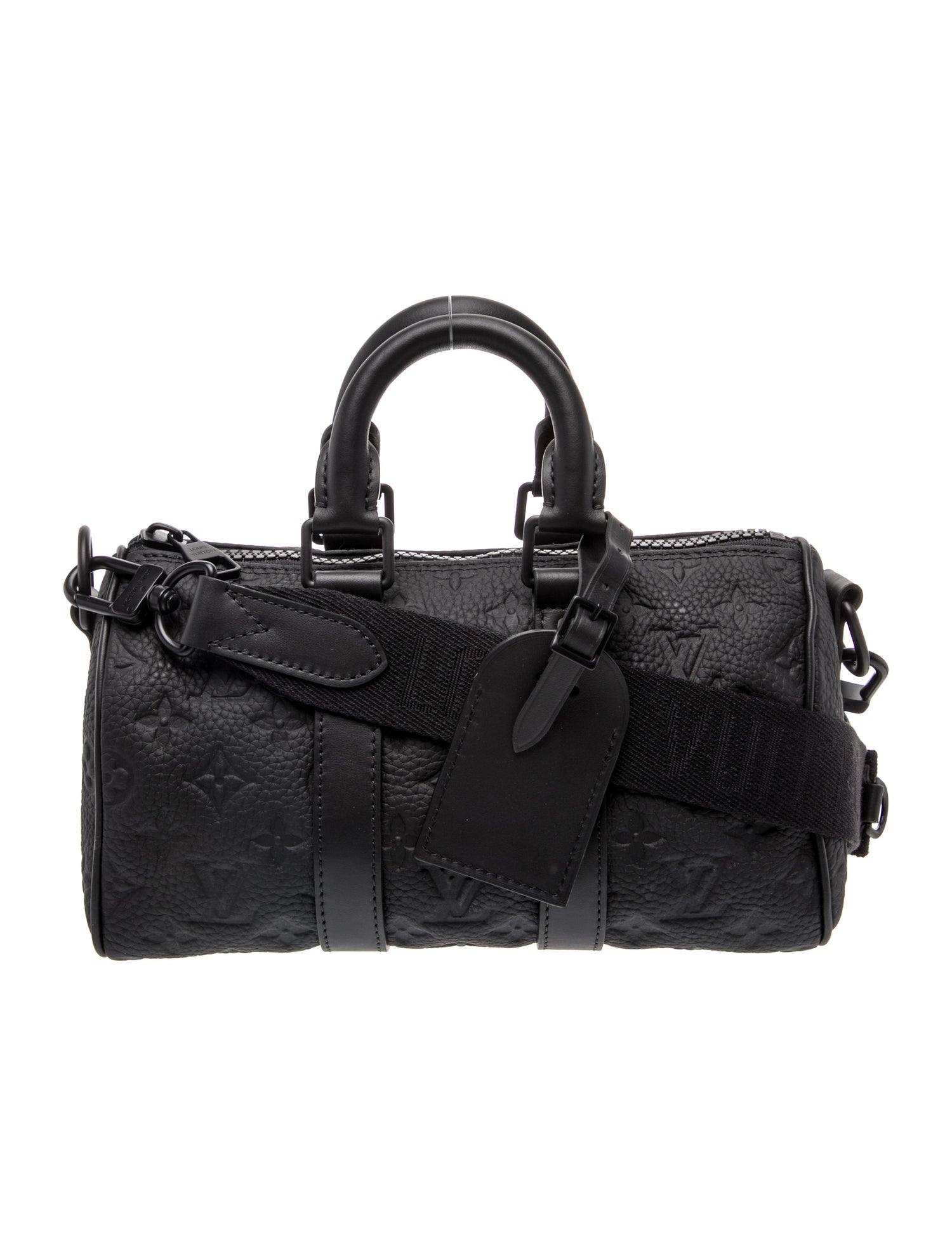 Louis Vuitton Empreinte Leather LV Monogram Keepall Bandouliere 25