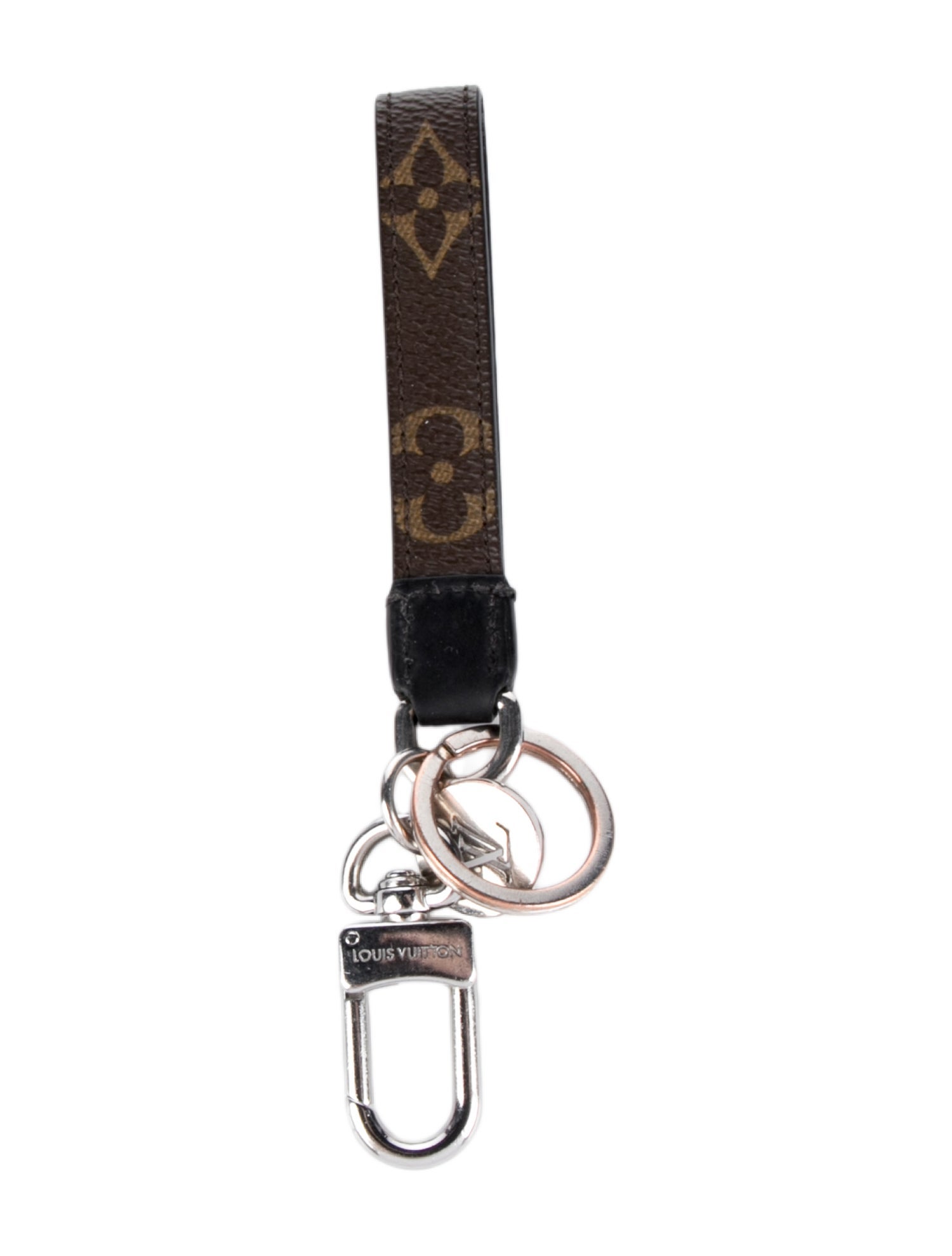 Louis Vuitton Monogram Eclipse Slim Dragonne Bag Charm & Key Holder