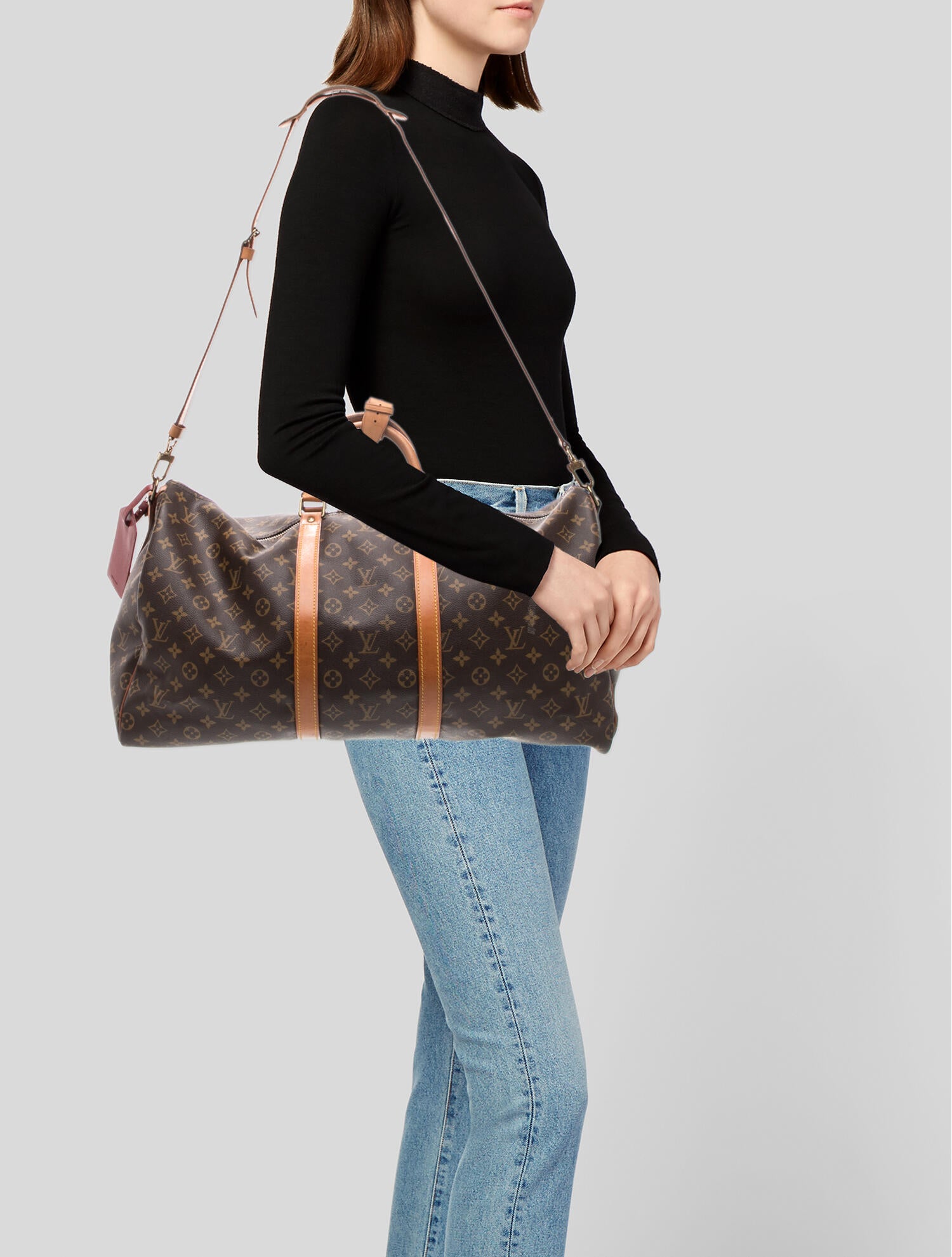 Louis Vuitton LV Monogram Keepall Bandouliere 55