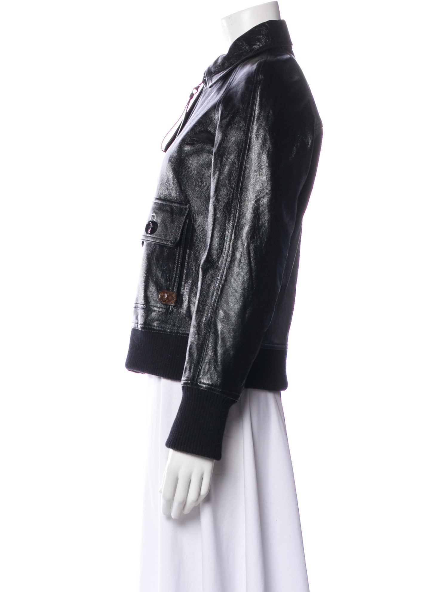 Louis Vuitton 2024 Calf Leather Biker Jacket w/ Tags