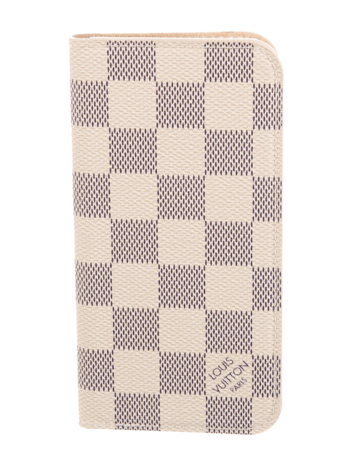 Louis Vuitton Men's Coated Canvas Folio-Style iPhone Case