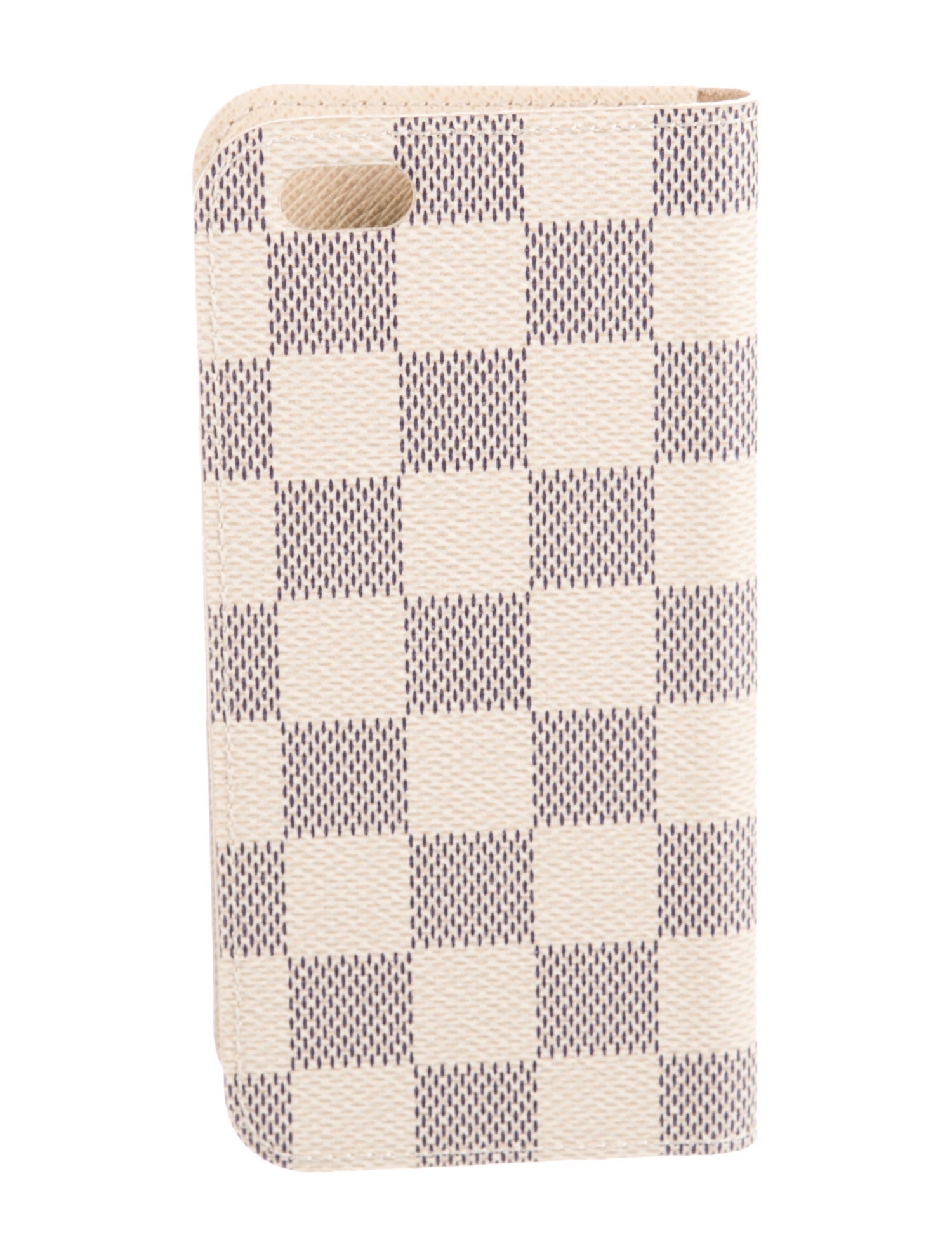 Louis Vuitton Men's Coated Canvas Folio-Style iPhone Case