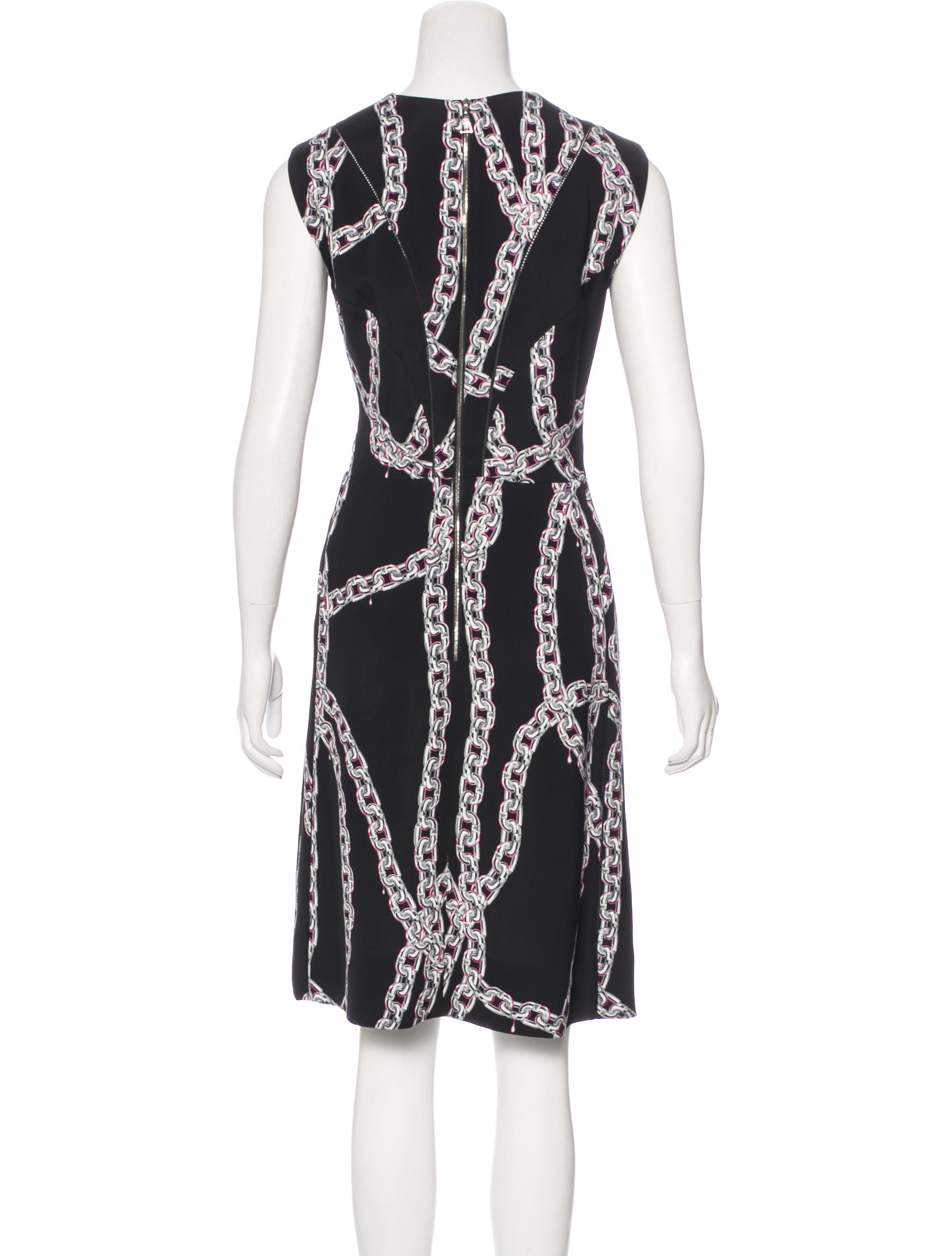 Louis Vuitton 2016 Chain Print Dress Clothing LOU123974 The RealReal