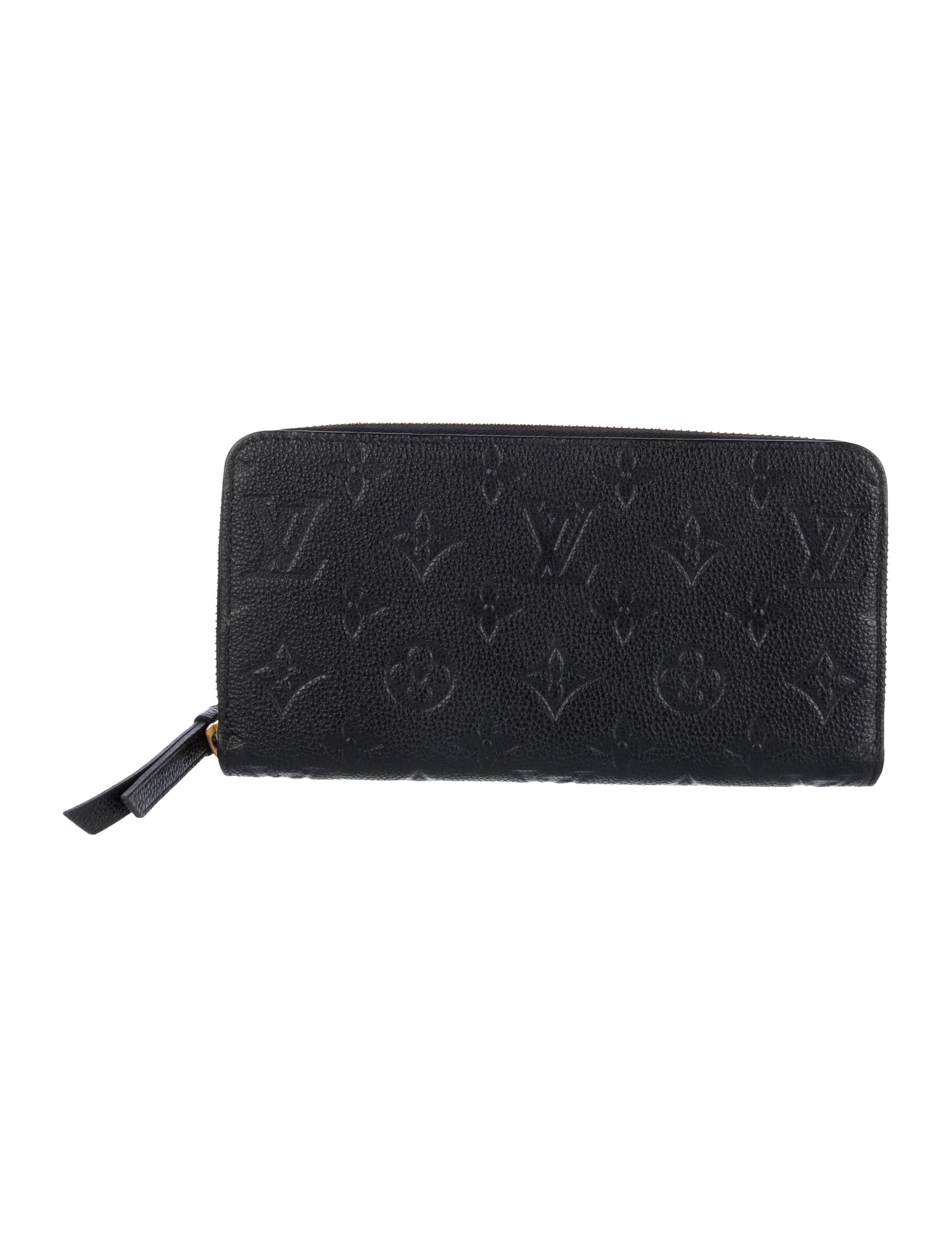 Louis Vuitton Monogram Pattern Empreinte Leather Zippy Wallet