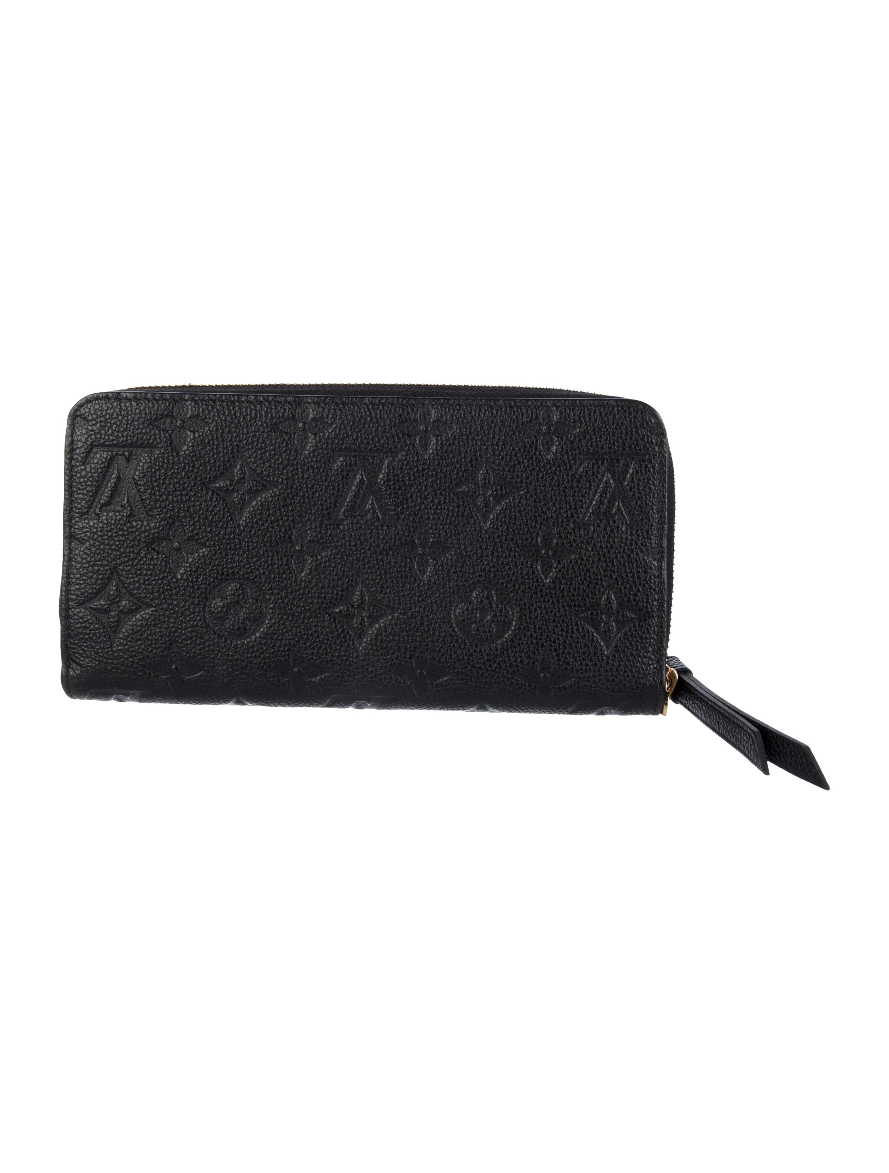 Louis Vuitton Monogram Pattern Empreinte Leather Zippy Wallet