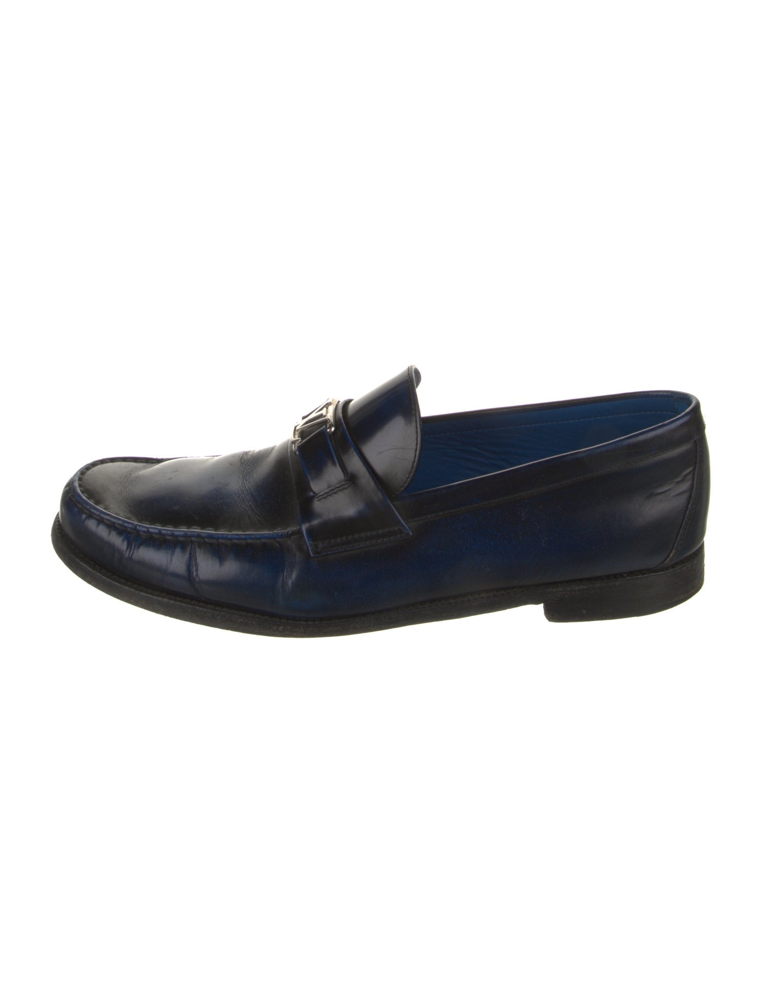 Louis Vuitton LV Monogram Leather Dress Loafers
