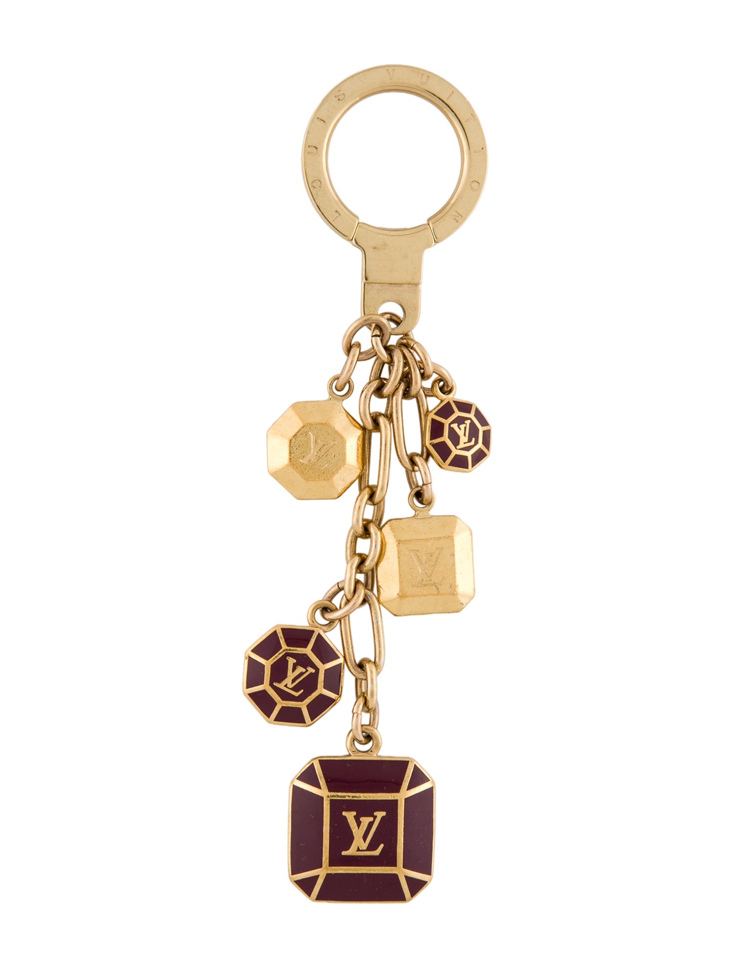 Louis Vuitton Porto Cle Cabochon Keychain