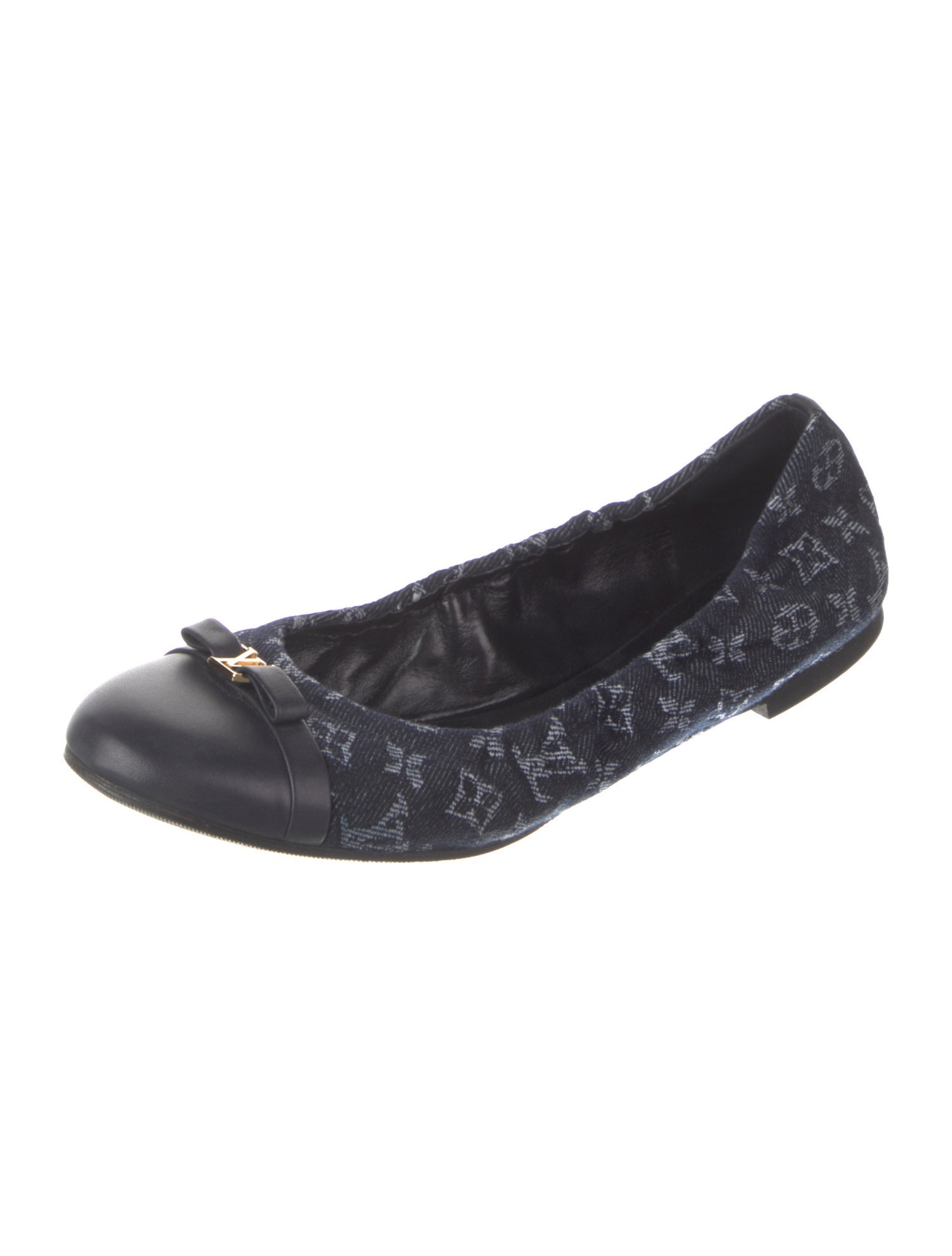 Louis Vuitton LV Monogram Denim Ballet Flats