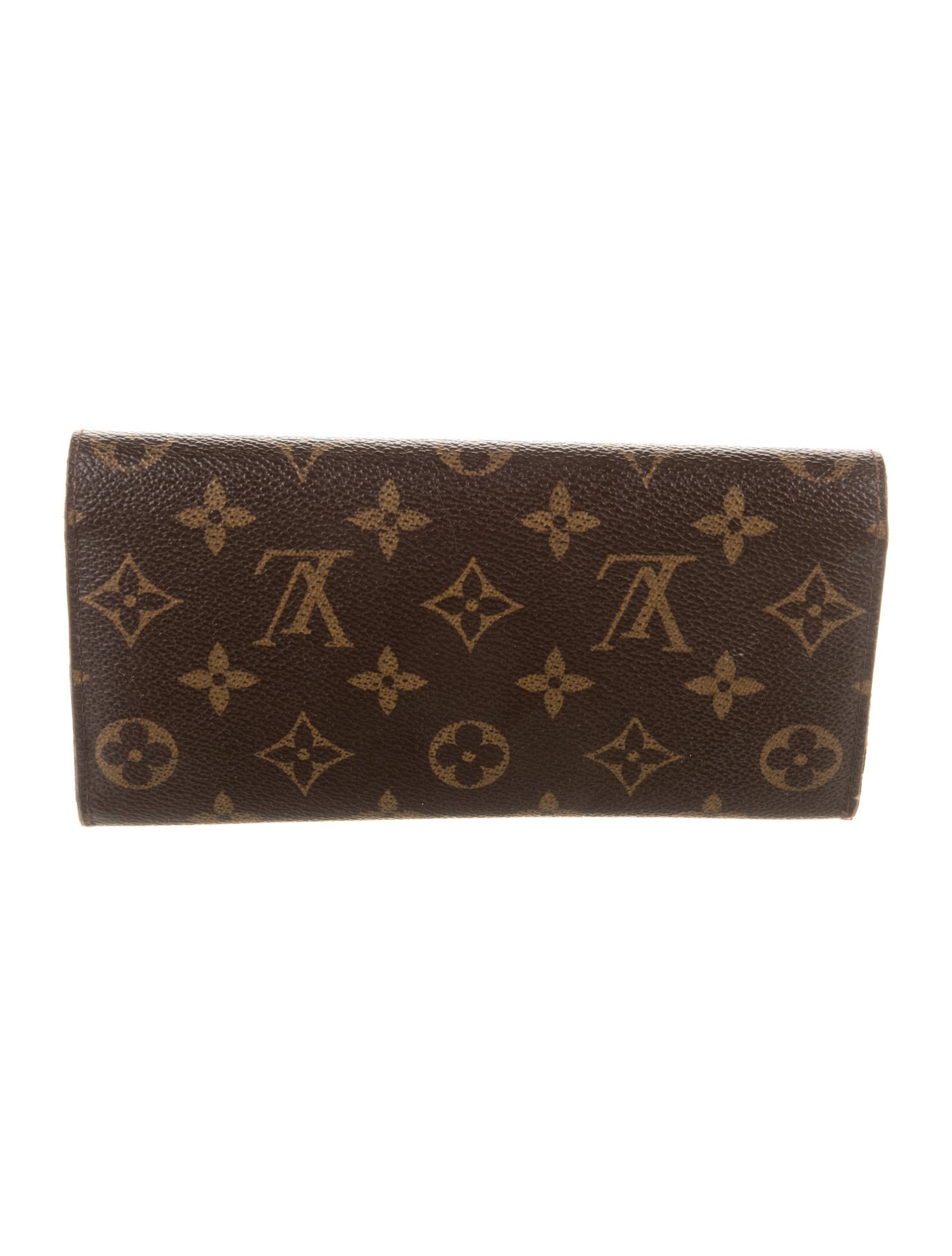 Louis Vuitton Monogram Pattern Coated Canvas Emilie Wallet