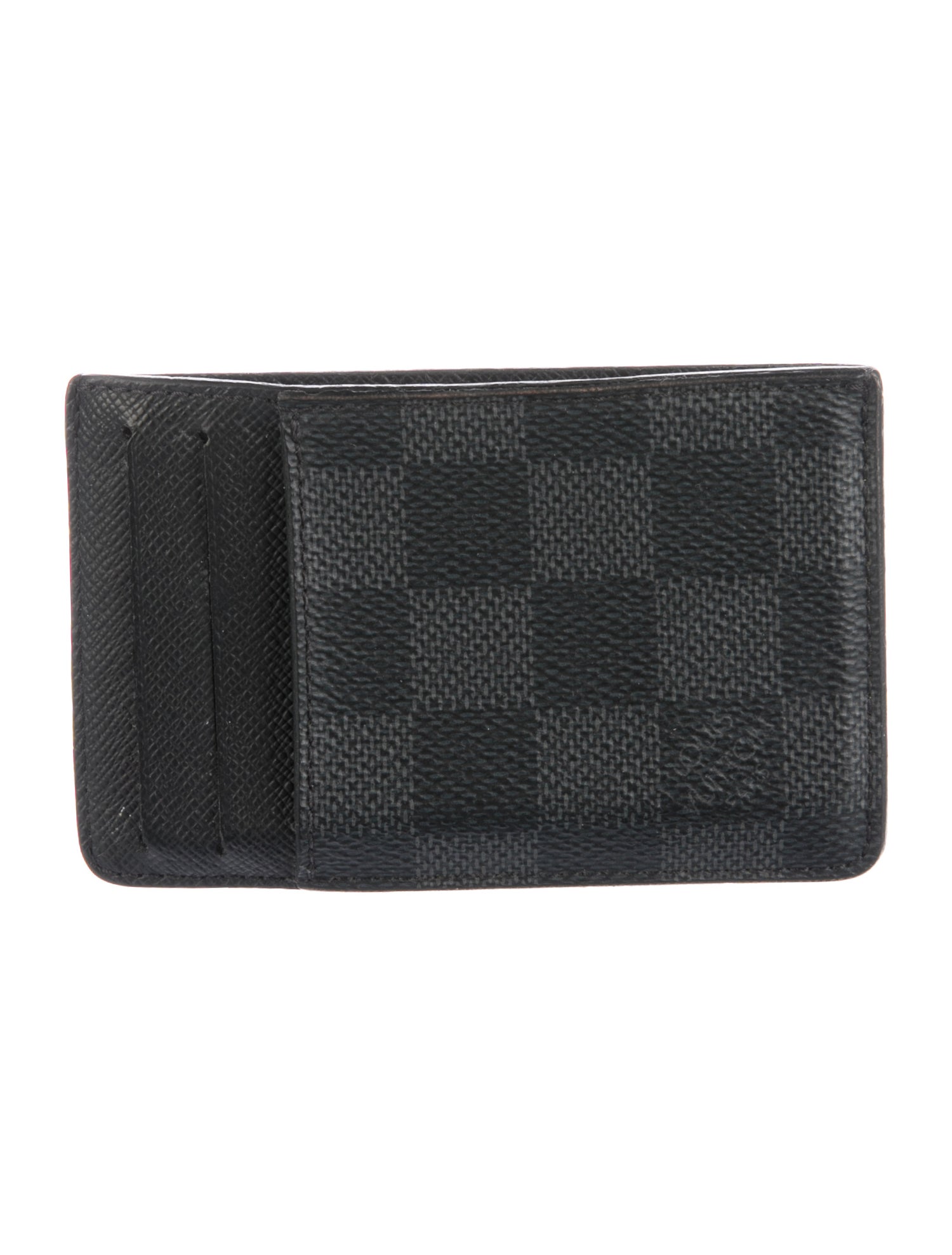 Louis Vuitton 2017 Damier Graphite Pattern Card Case