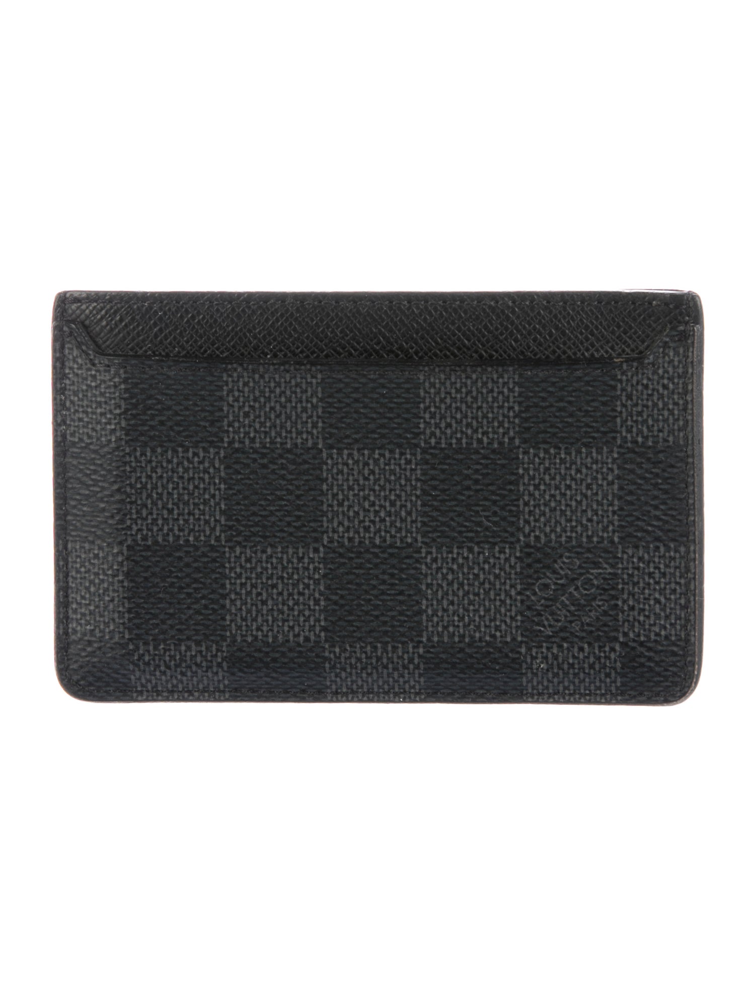 Louis Vuitton 2017 Damier Graphite Pattern Card Case