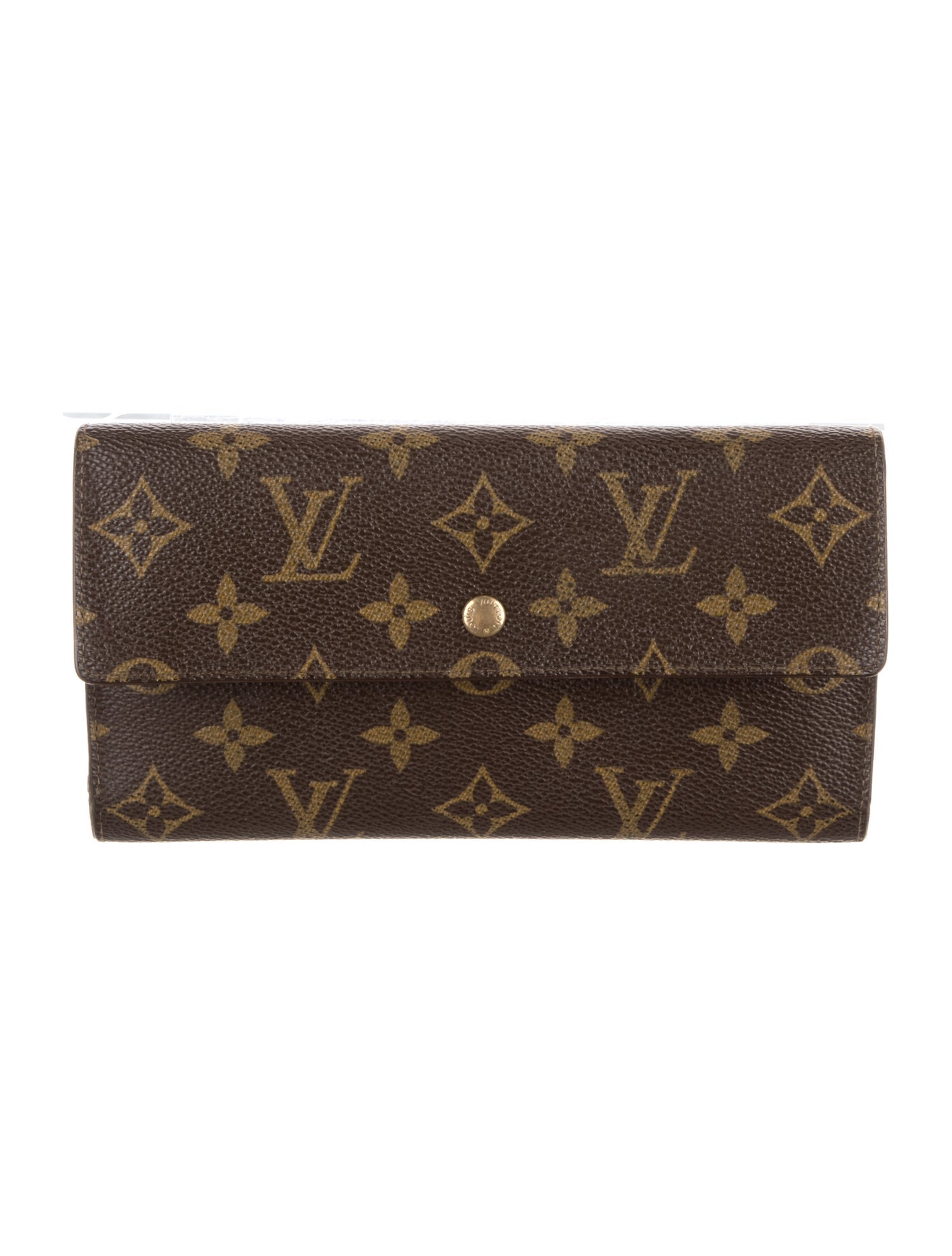 Louis Vuitton Monogram Pattern Coated Canvas International Wallet