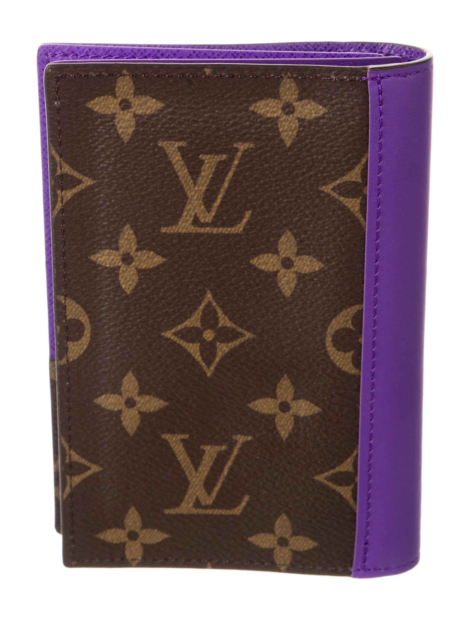 Louis Vuitton LV Monogram Coated Canvas Brazza Wallet