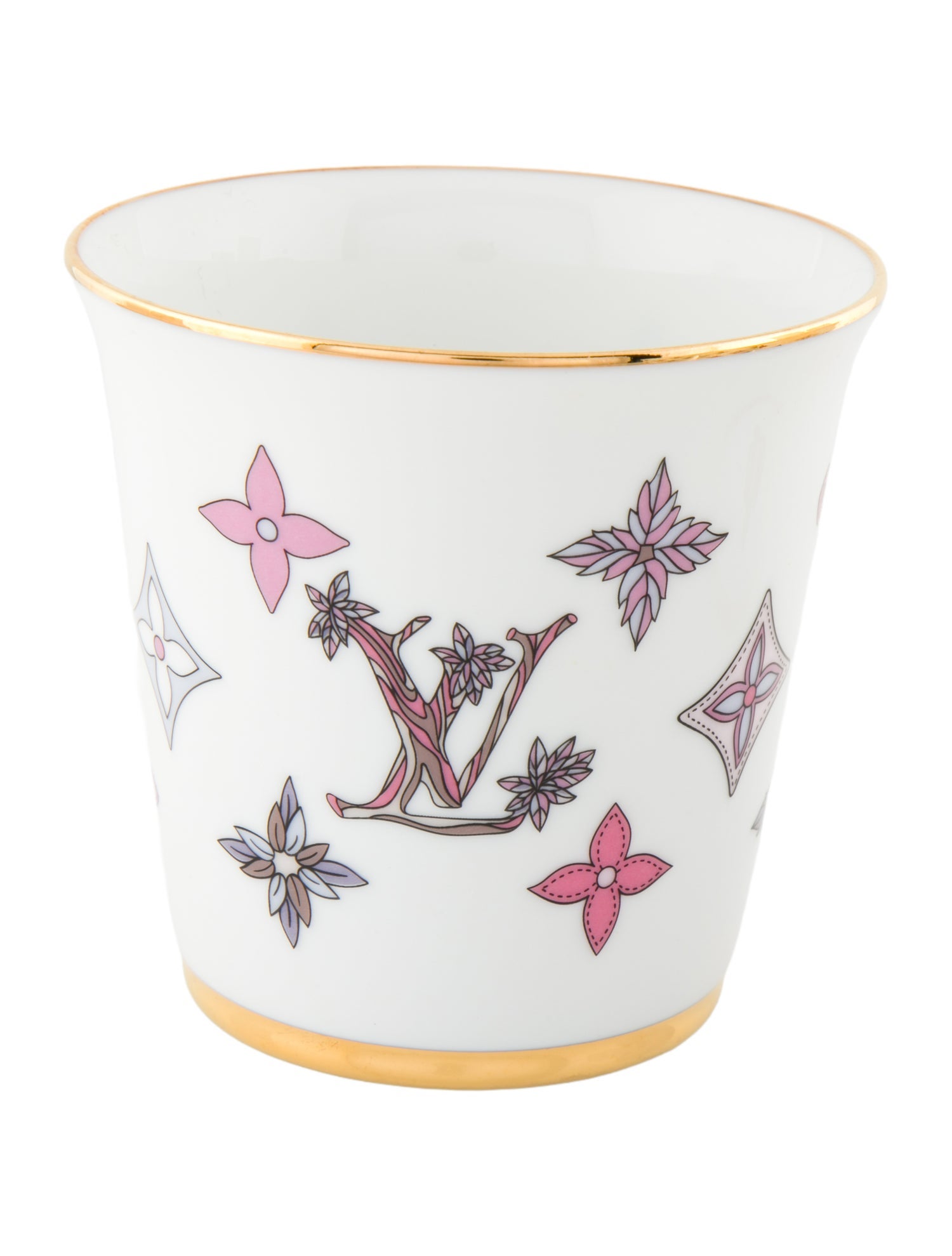 Louis Vuitton Set of 4 Valentine's Day Porcelain Cups