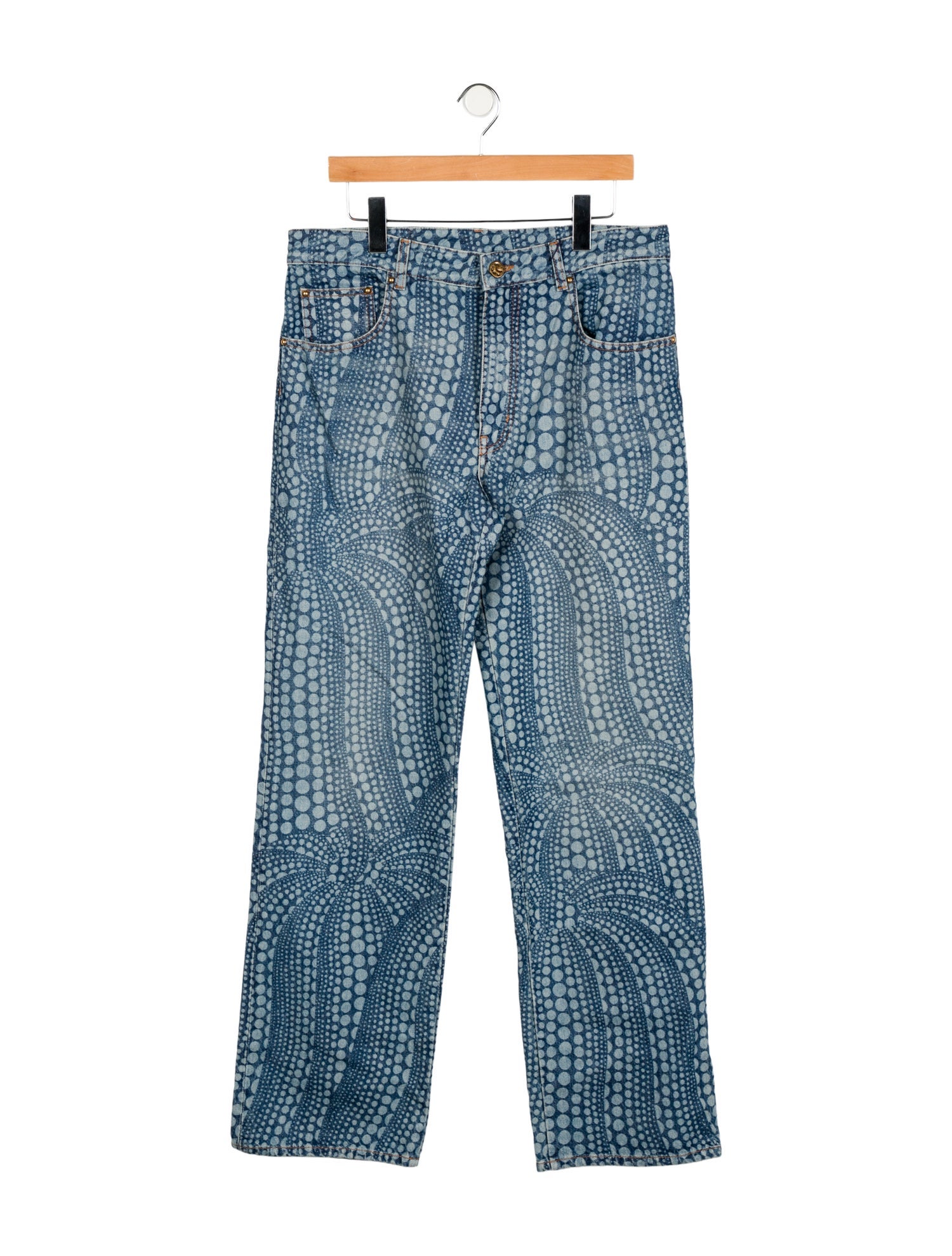 Louis Vuitton Monogram Pumpkin Dots Bootcut Jeans