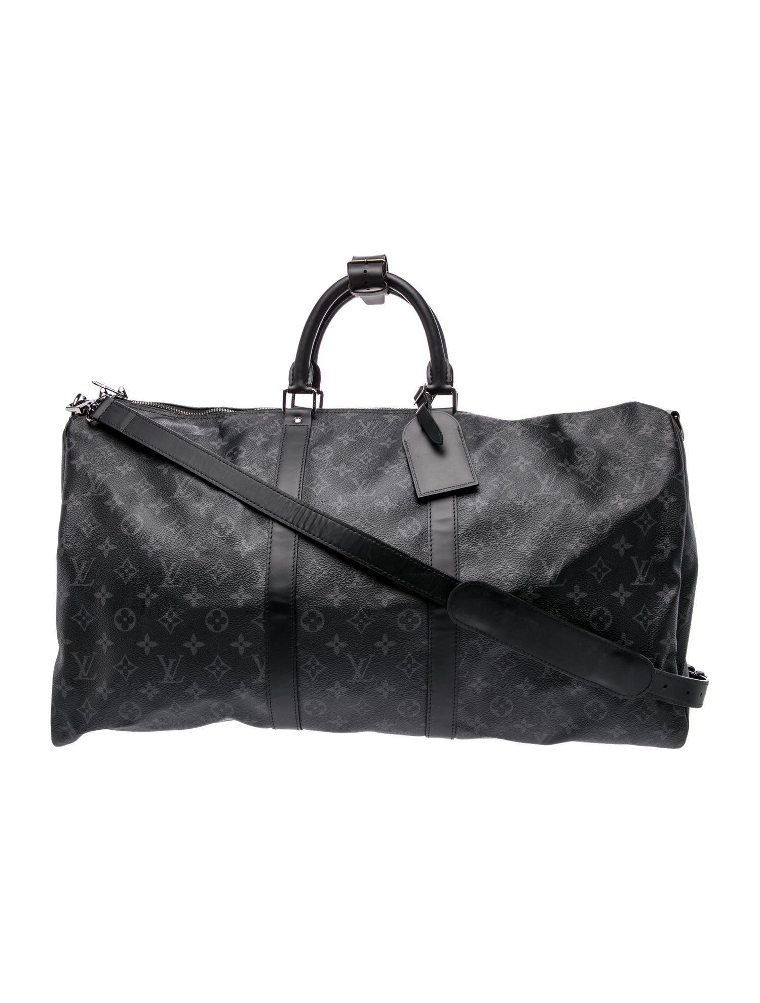 Louis Vuitton Leather Keepall Bandouliere 55