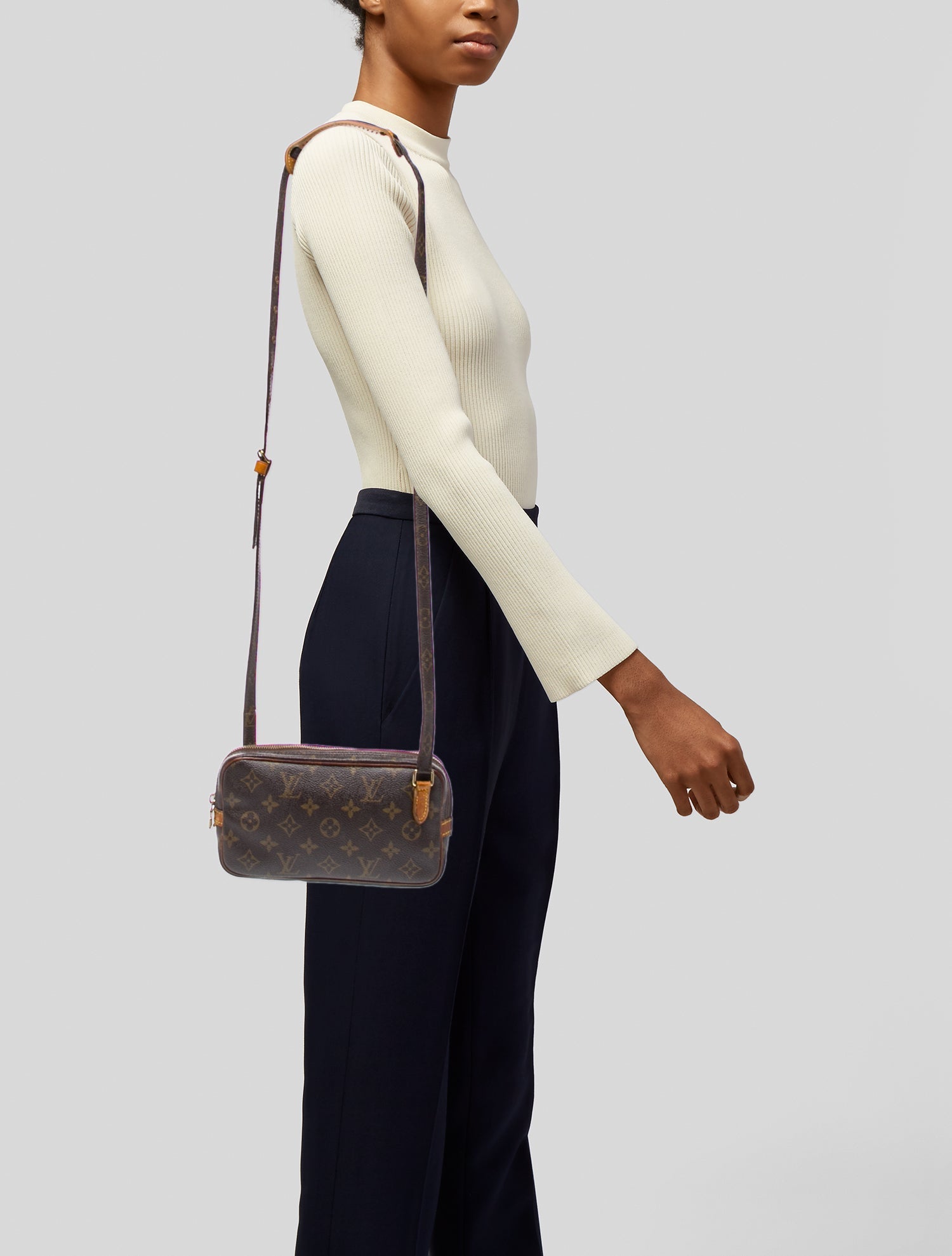 Louis Vuitton LV Monogram Pochette Marly Bandoulière