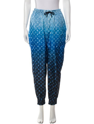 Pre-owned Louis Vuitton 2023 Printed Sweatpants W/ Tags In Blue
