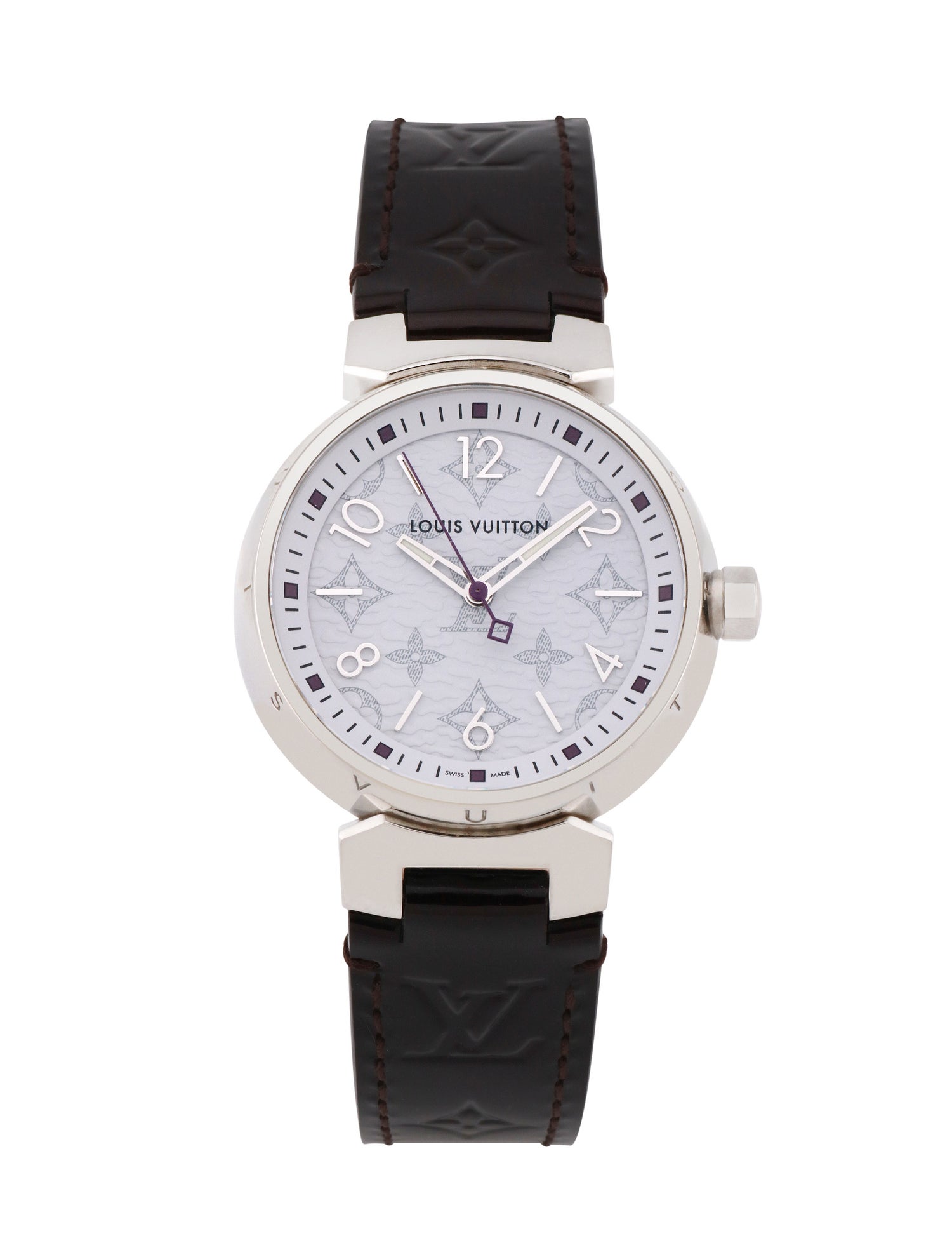 Louis Vuitton Tambour Mm Monogram Watch