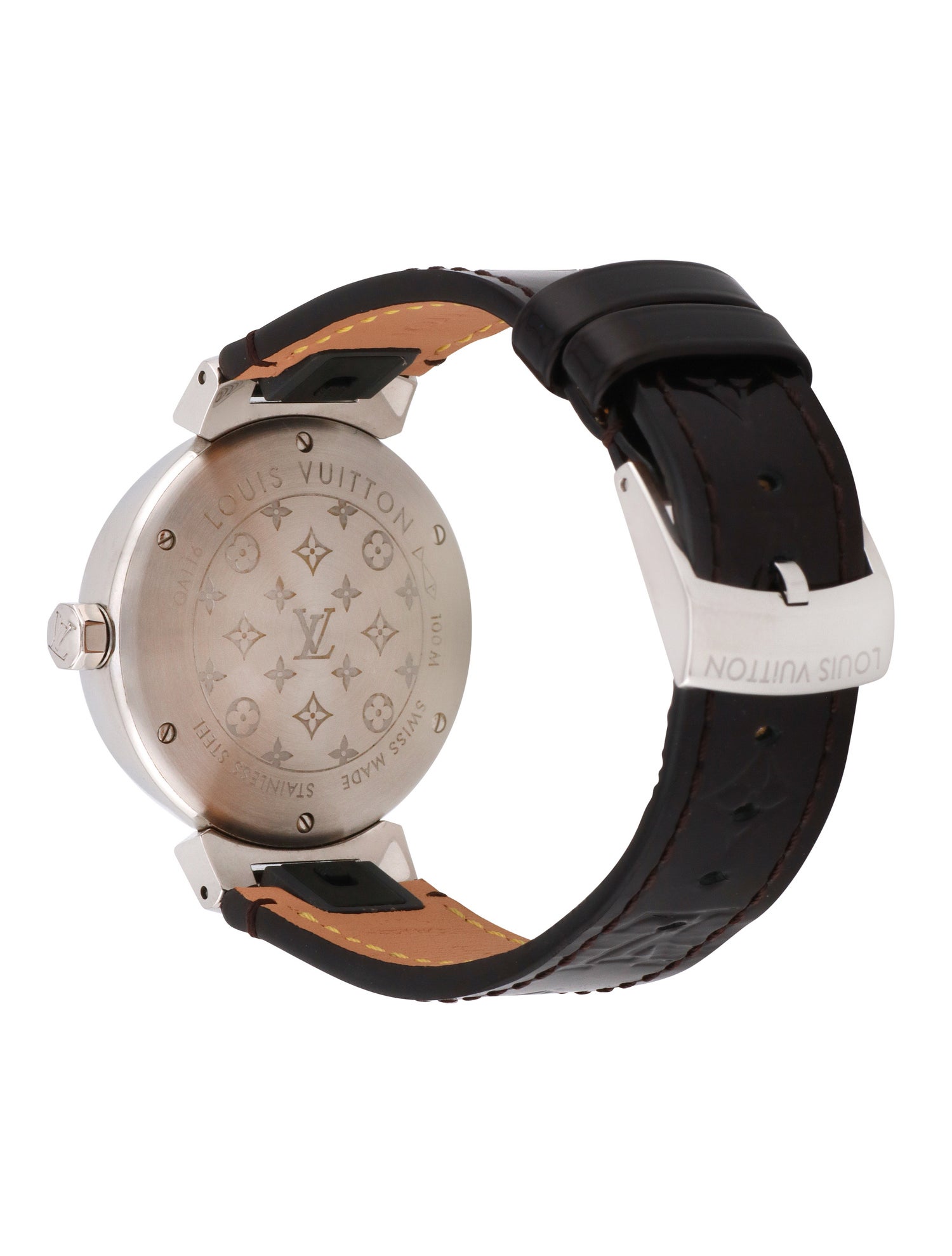 Louis Vuitton Tambour Mm Monogram Watch