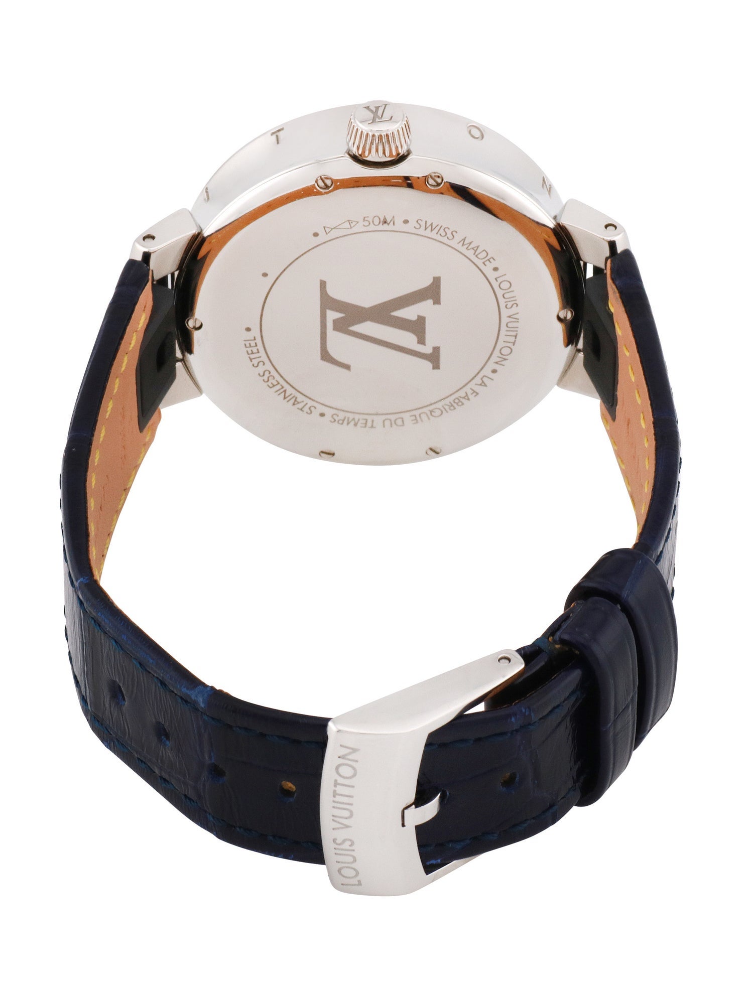 Louis Vuitton Tambour Moon Dual Time Mm Watch