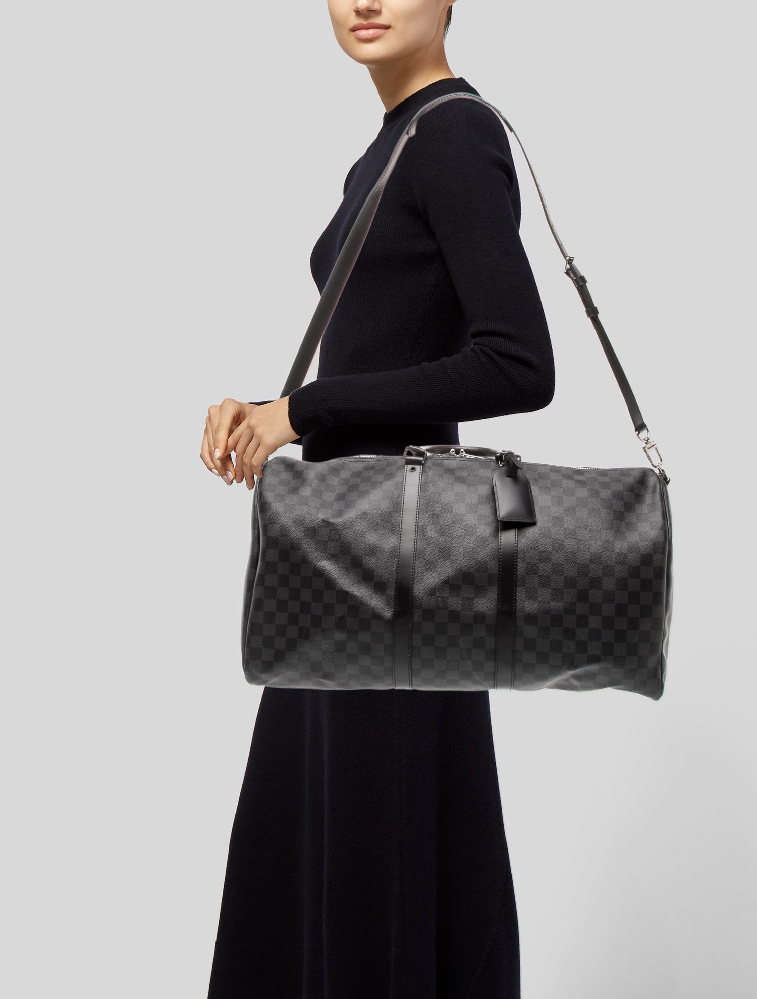 Louis Vuitton Damier Graphite Keepall Bandouliere 55