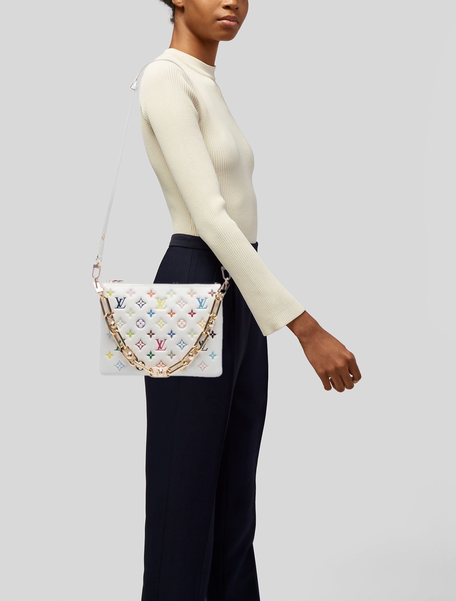 Louis Vuitton Multicolore Monogram x Takashi Murakami Coussin PM
