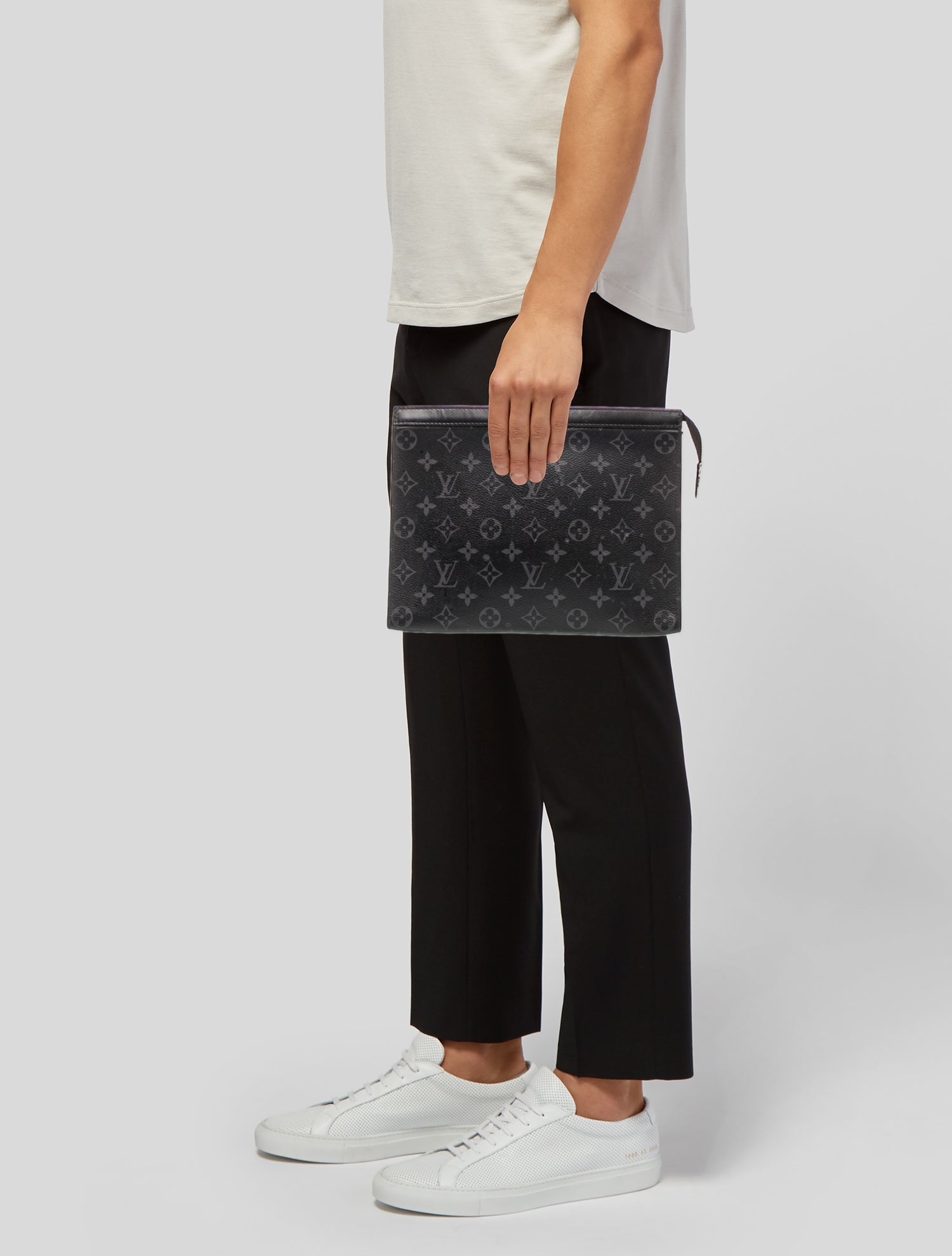 Louis Vuitton Monogram Eclipse Pochette Voyage MM