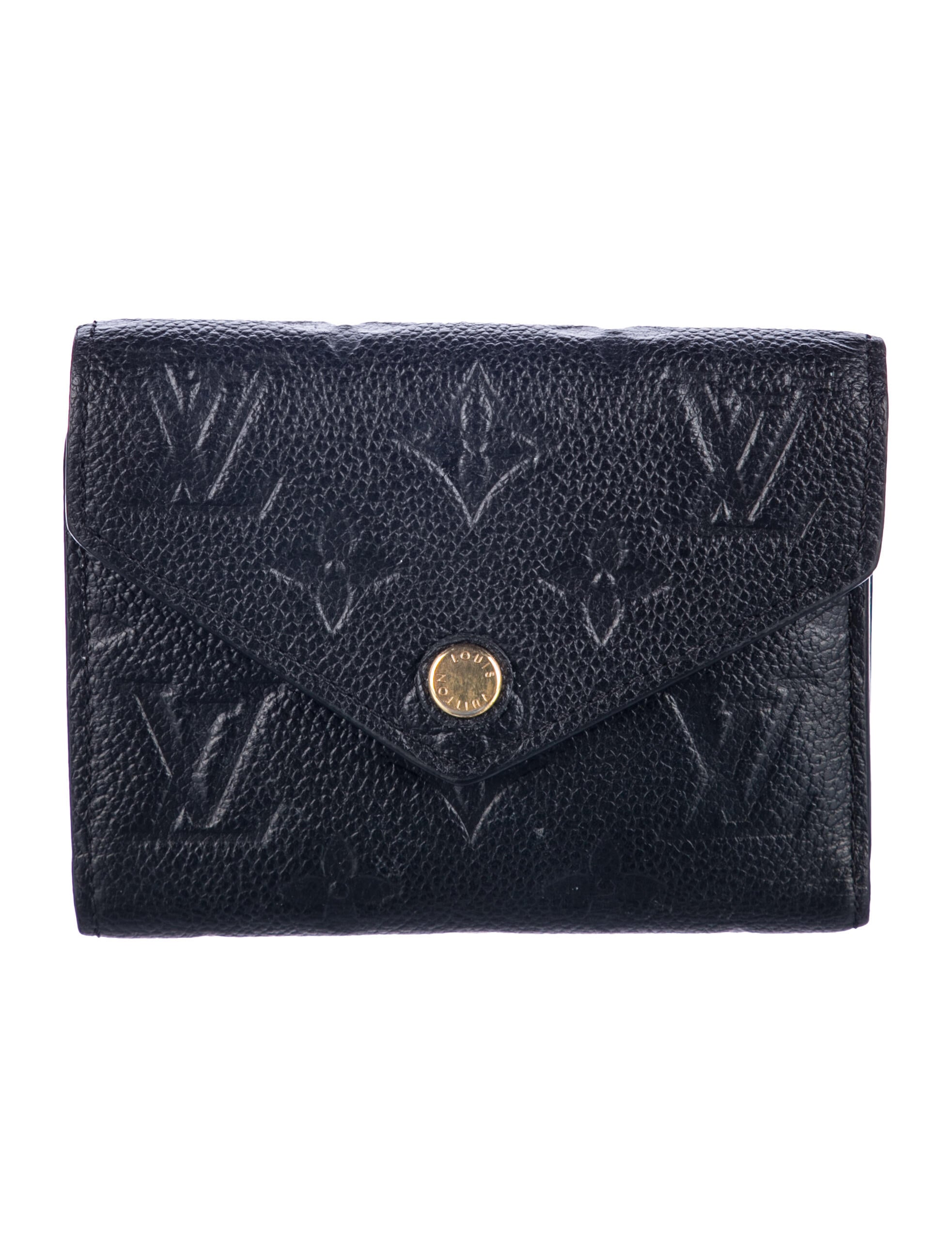 Louis Vuitton LV Monogram Empreinte Leather Victorine Wallet