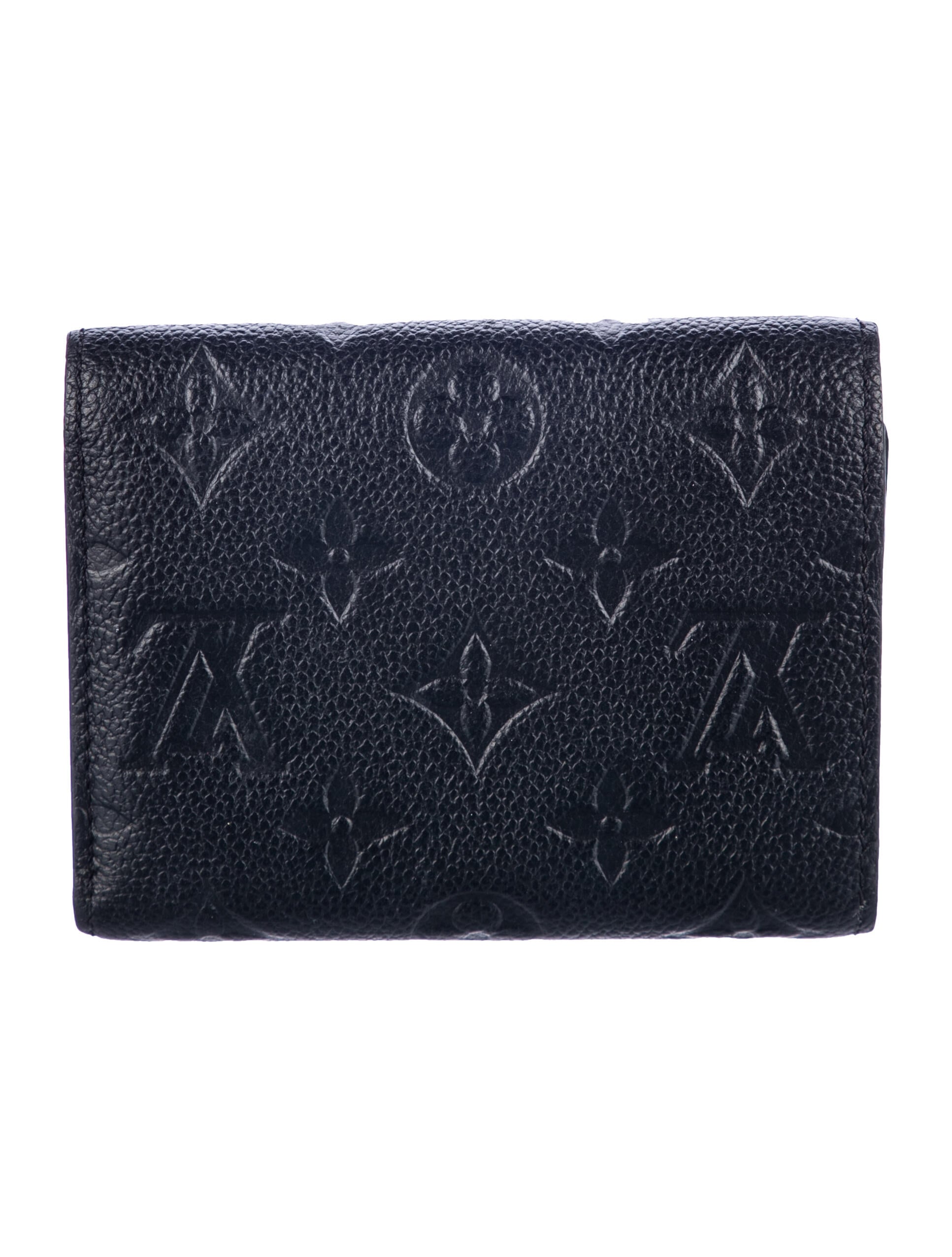 Louis Vuitton LV Monogram Empreinte Leather Victorine Wallet